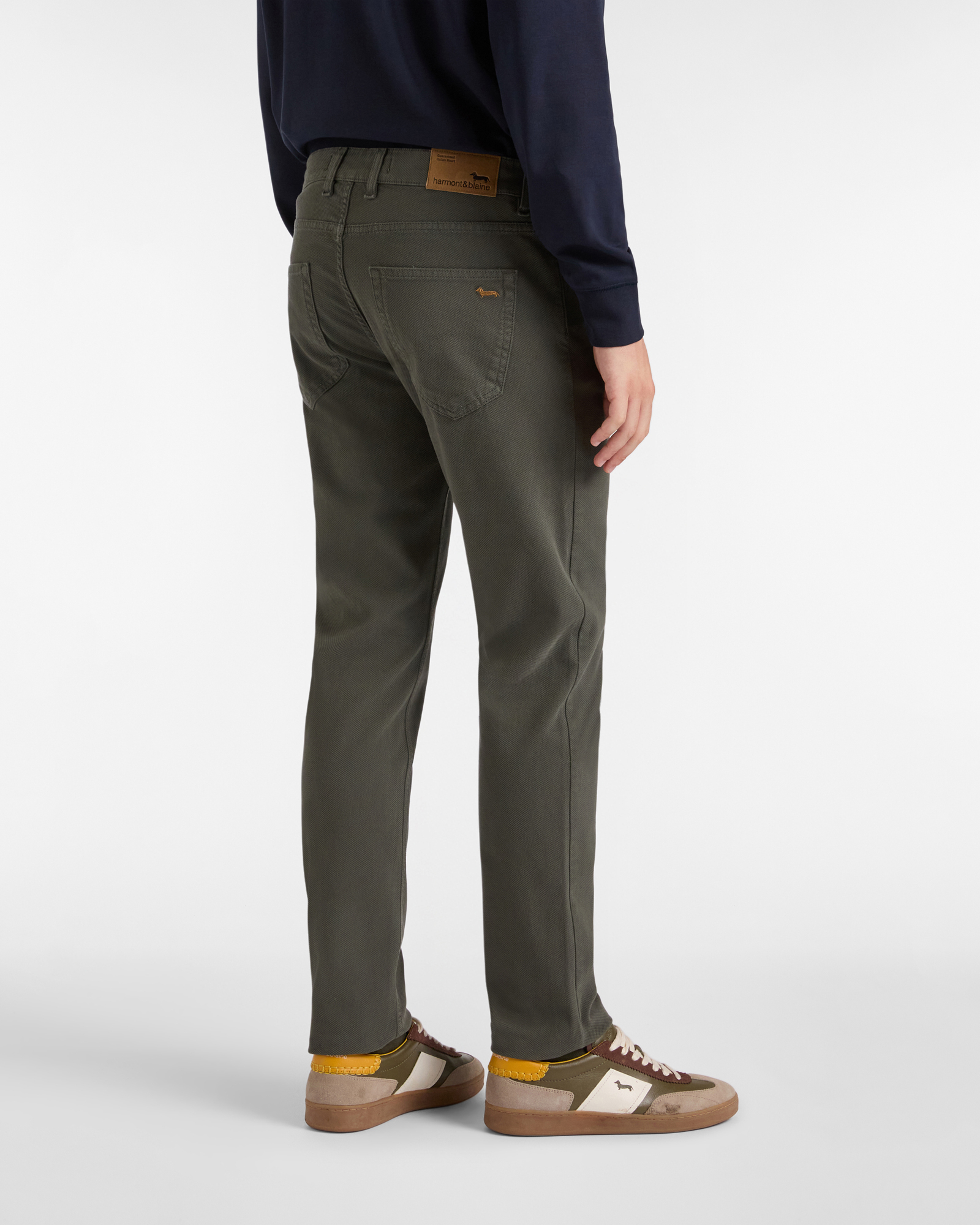 Fünf-Taschen-Hose im Narrow Fit, Grün, large image number 1