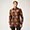 Cotton Shirt With Floral Pattern, Brown, swatch