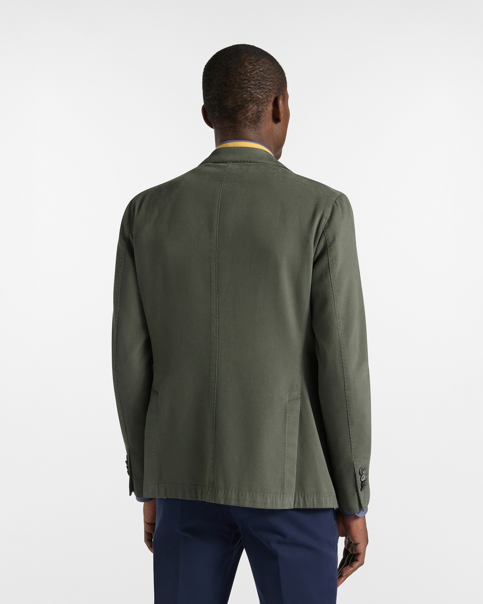 Single-Breasted Jacket in Cashmere Blend, Green, large image number 1