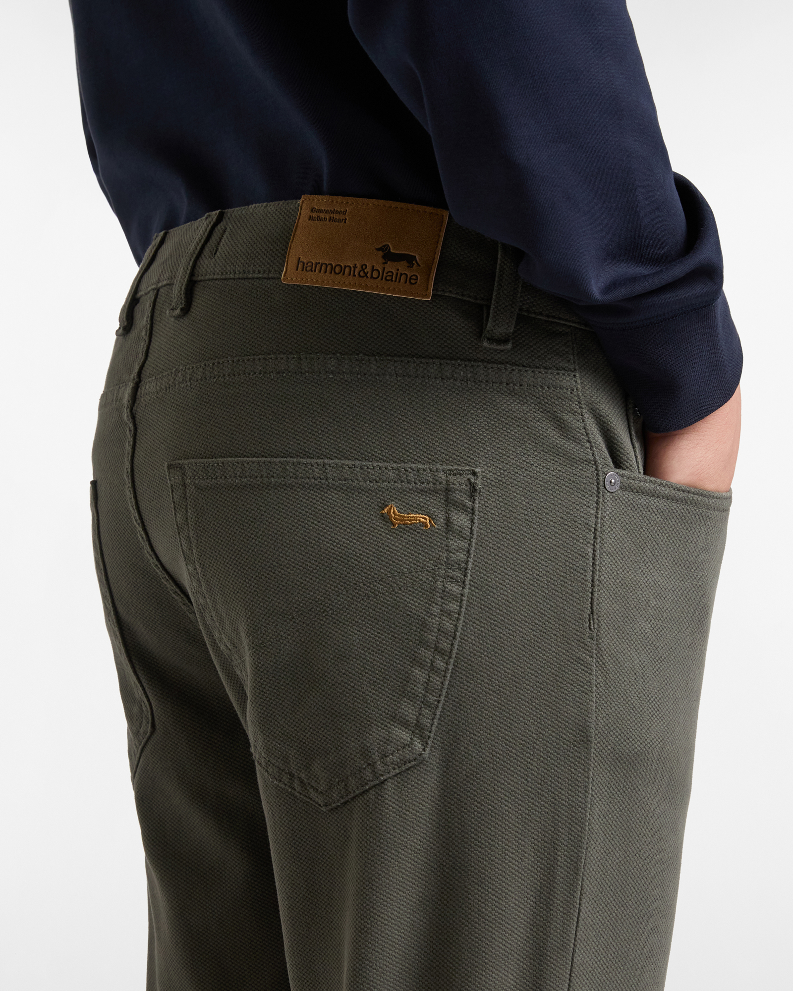 Fünf-Taschen-Hose im Narrow Fit, Grün, large image number 2