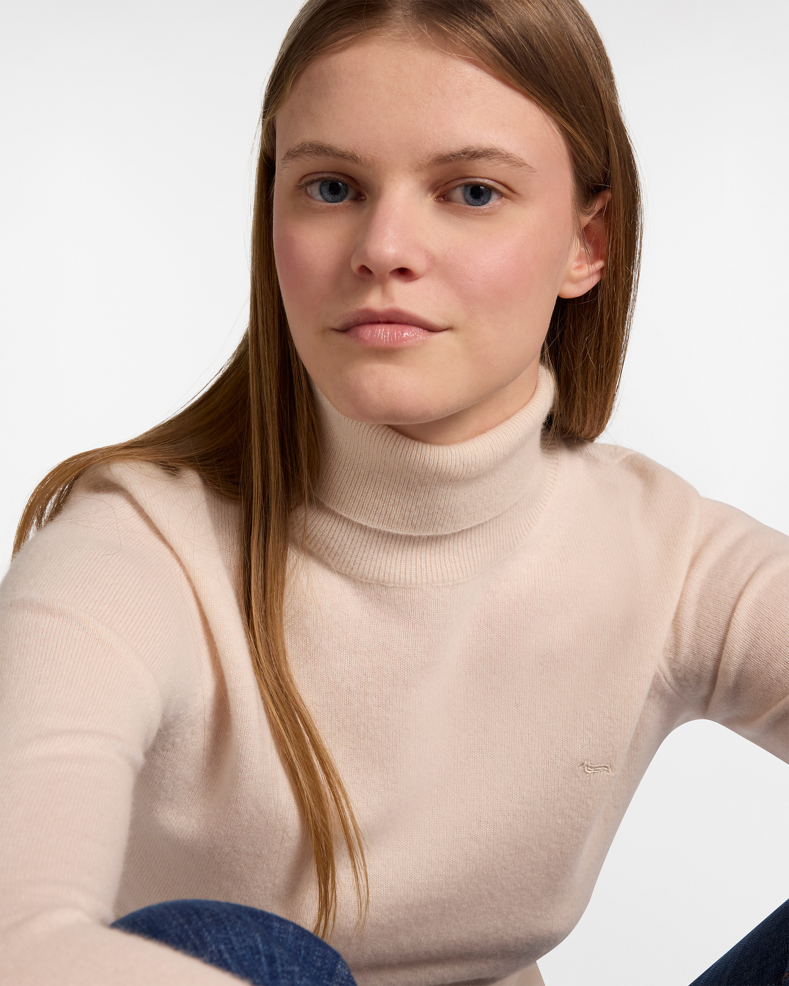 Pure Cashmere Turtleneck, Beige, large image number 2