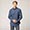 Camicia Uomo Narrow Fit In Cotone, Blu, swatch