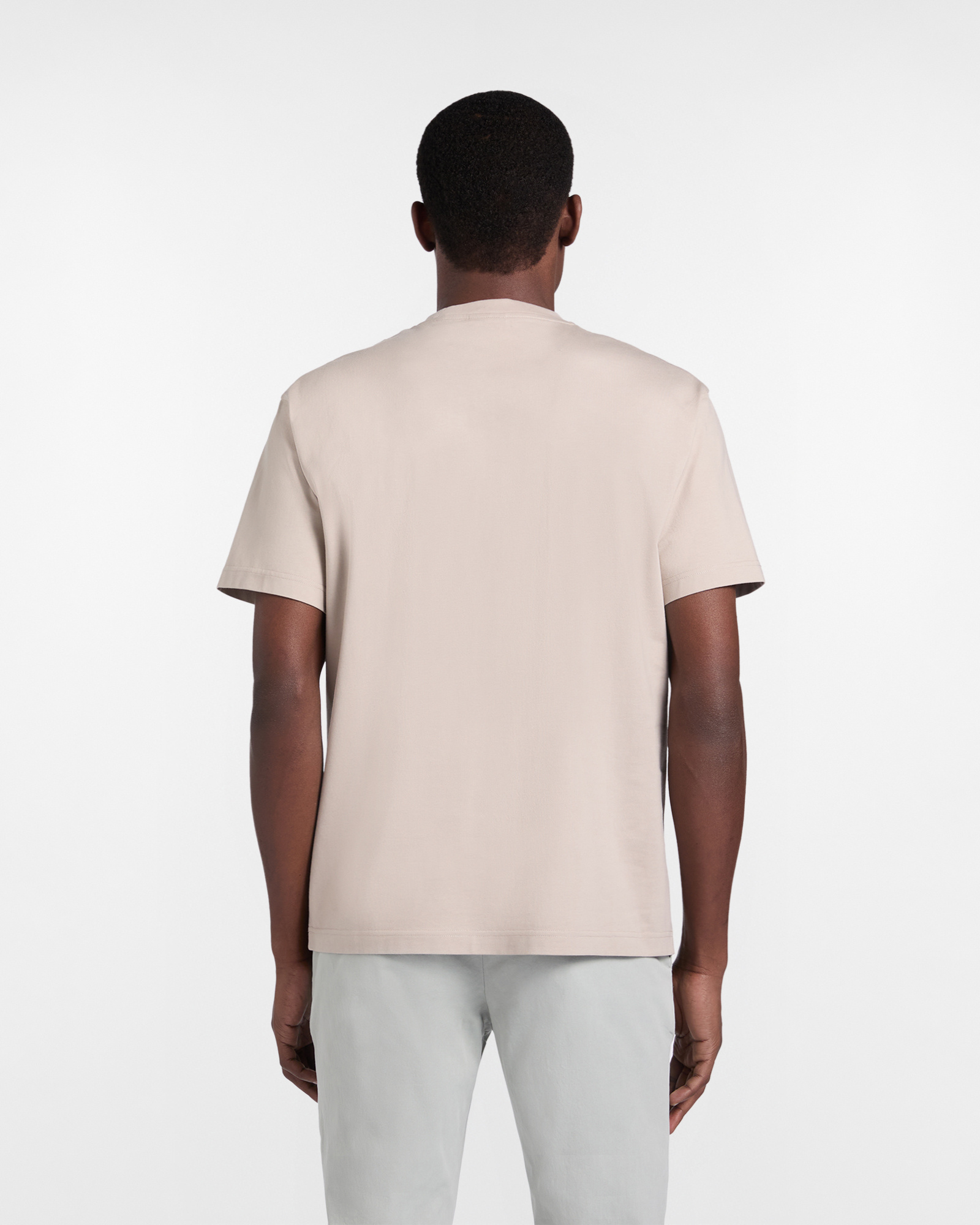 Solid color relaxed-fit T-shirt, Gray, large image number 1