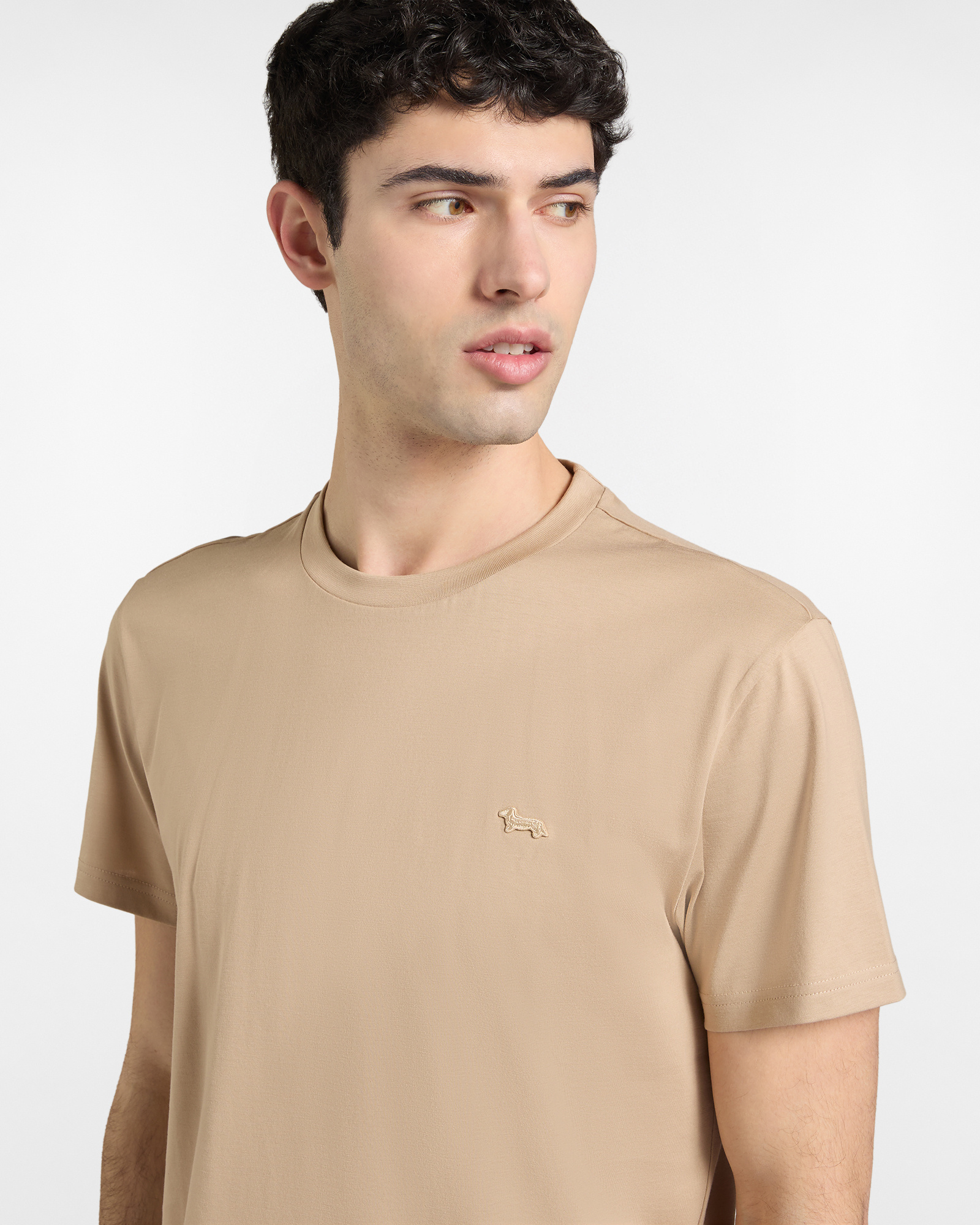 Men's premium cotton T-shirt, Beige, large image number 2