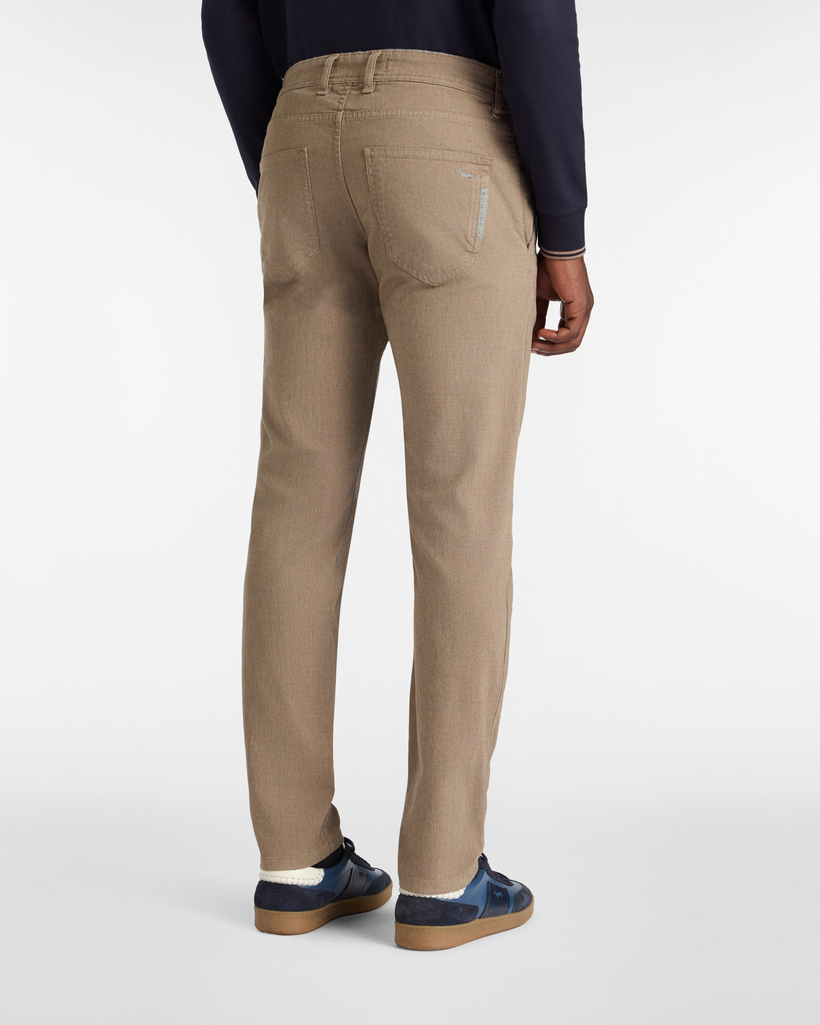 Pantalon Coupe Étroite Colorfive, Sable, large image number 1