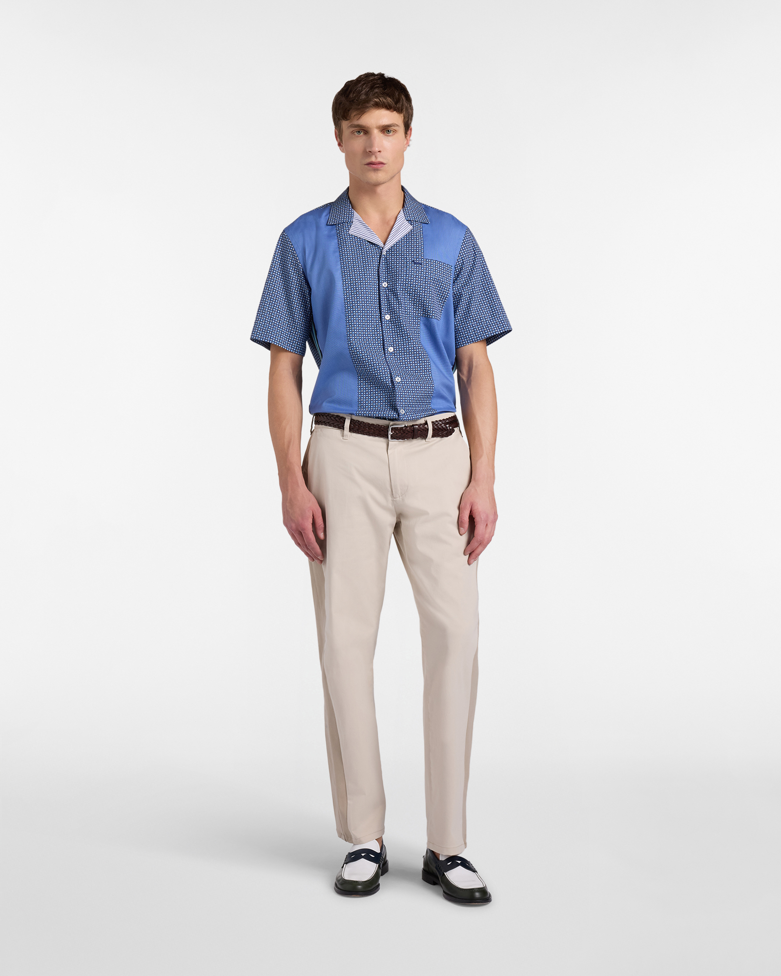 Pantaloni Uomo The Double&rsquo;s Chino Re‑Loved, Beige, large image number 3