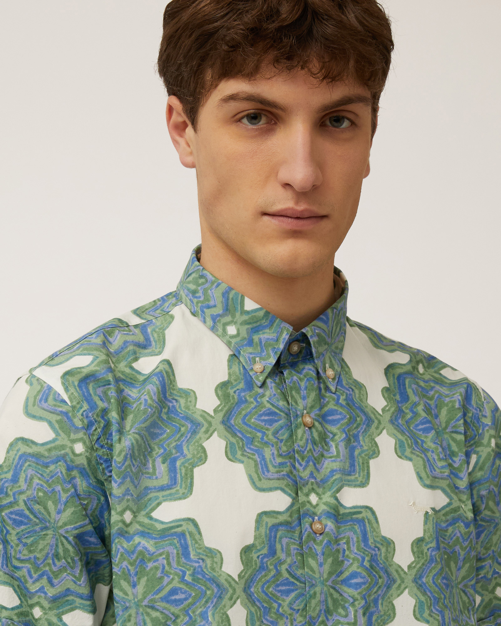 Gitans Tropical Shirt, Beige, large image number 2