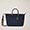 Quilted Shopper Bag With Removable Shoulder Strap, Blue, swatch