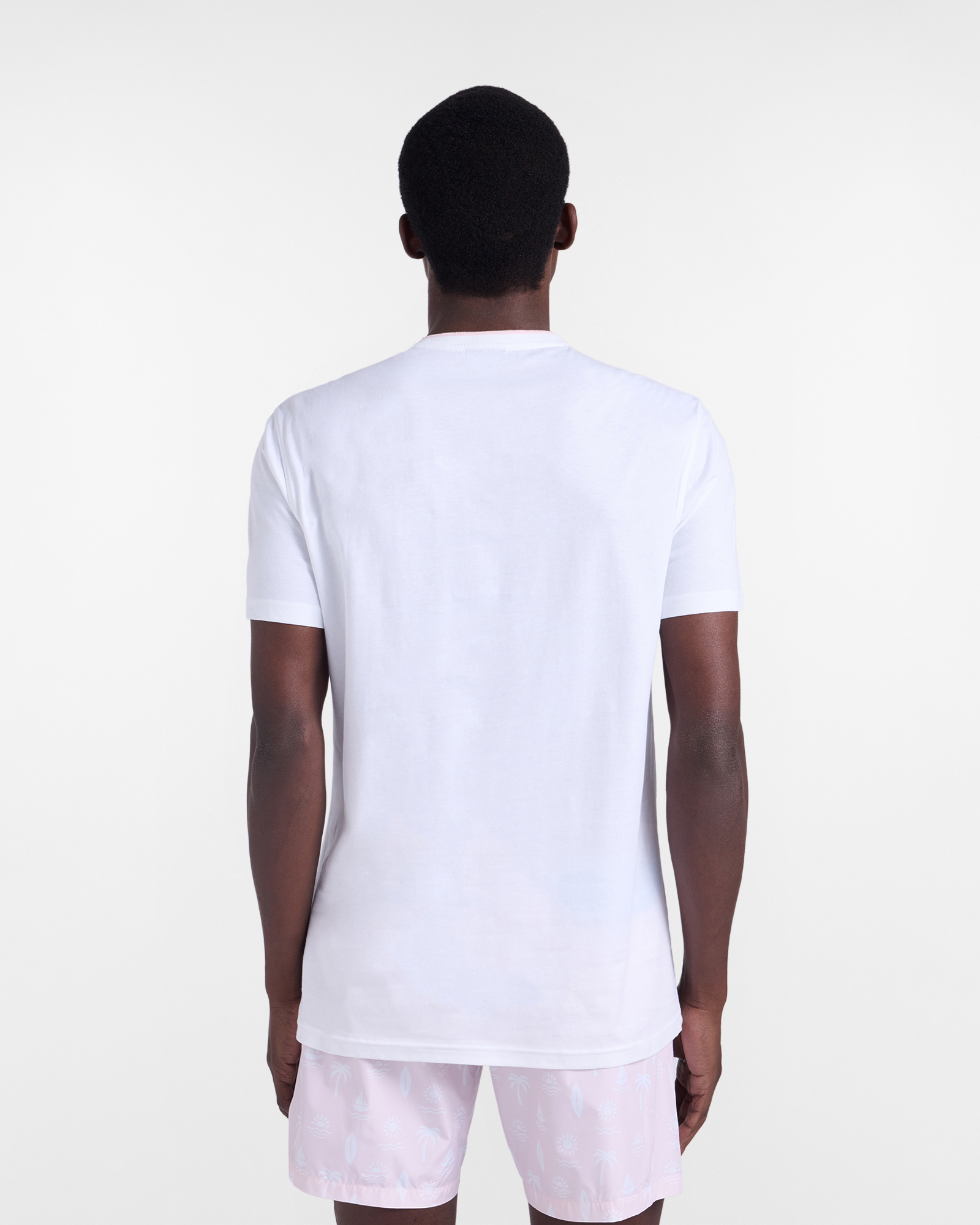 Men's T-shirt with a sea theme print