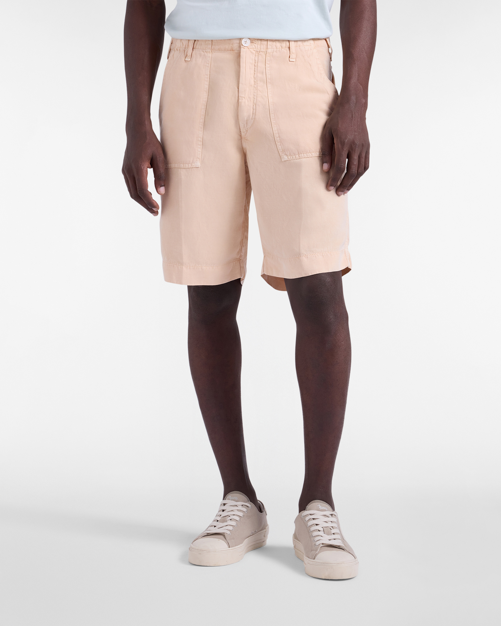 Bermuda Uomo con Tasca Fatigue Capsule Earth Dye, Uomo, Arancio, Taglia: 44