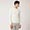 Jersey De Cuello Redondo Con Rombos En La Parte Delantera, Blanco, swatch