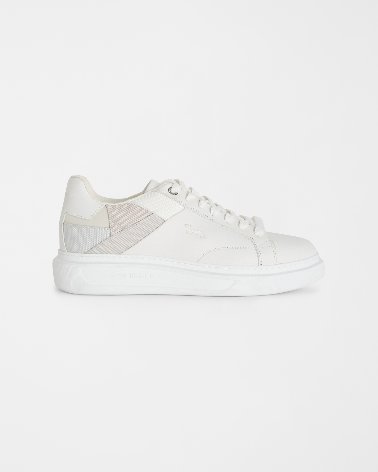 Sneaker con effetto patchwork