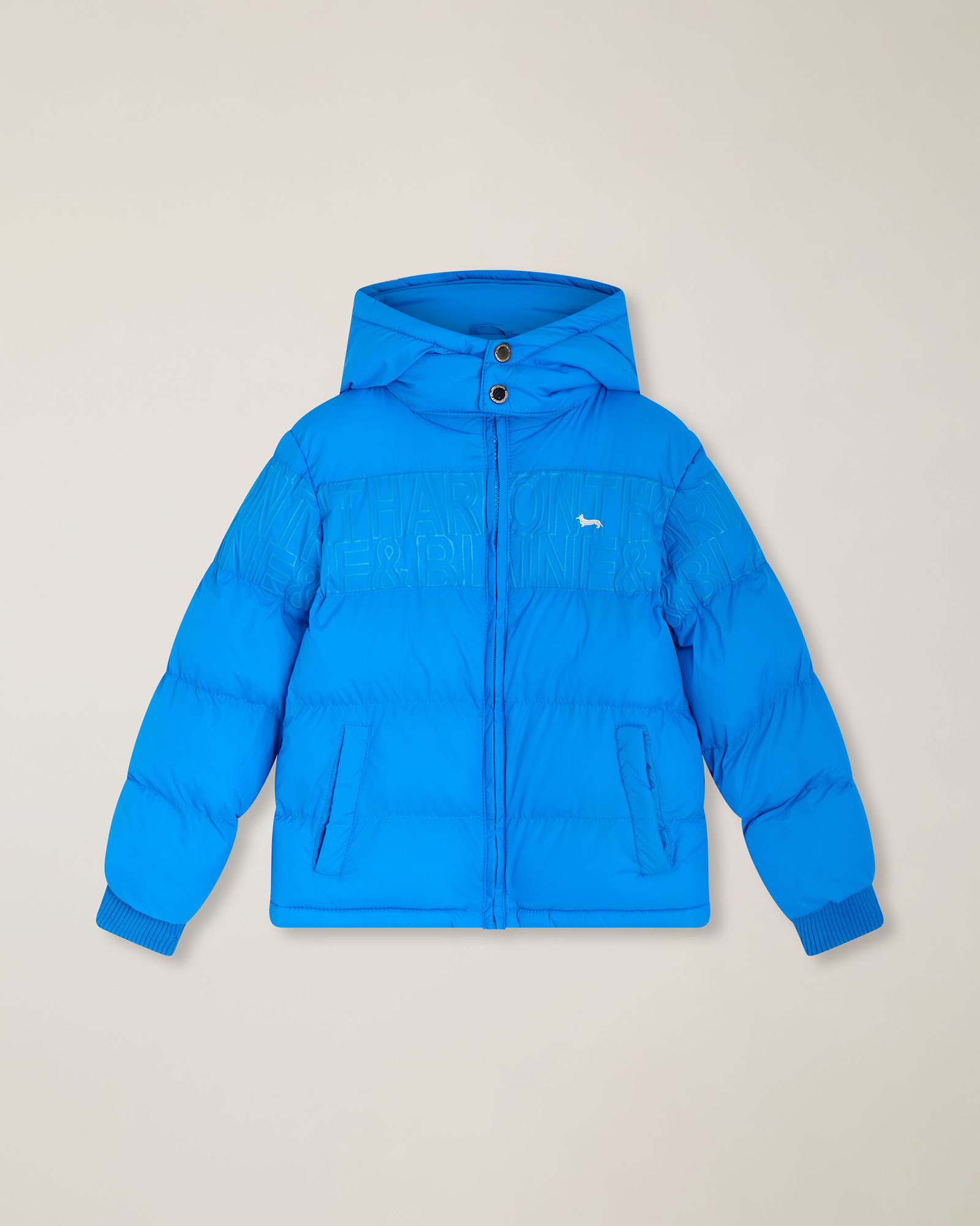 Nylon jacket with hood