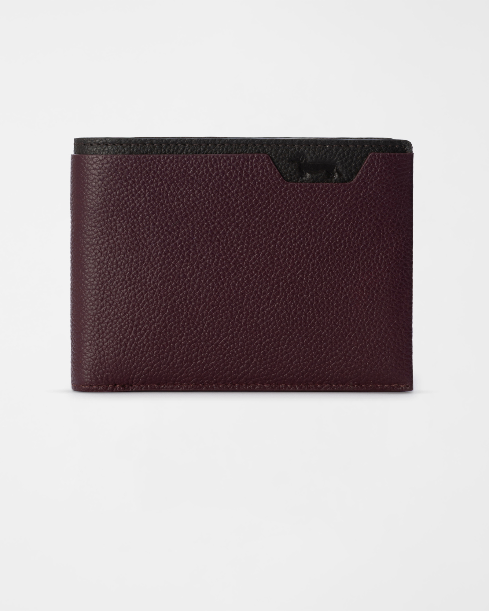 Portafoglio Uomo in Vera Pelle Bordeaux con 8 Slot Carte