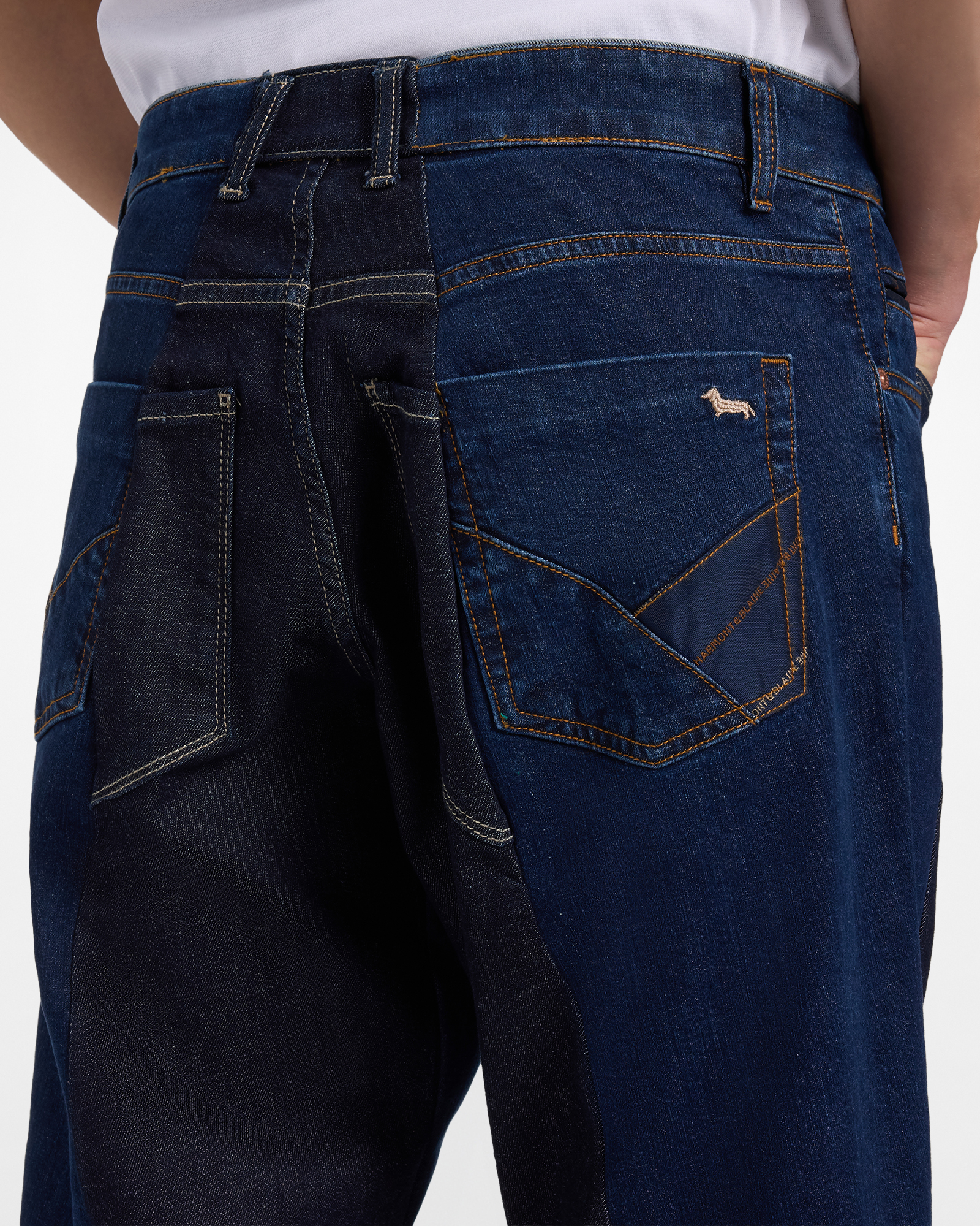 Pantaloni Uomo Re‑Loved Denim, Blu, large image number 2