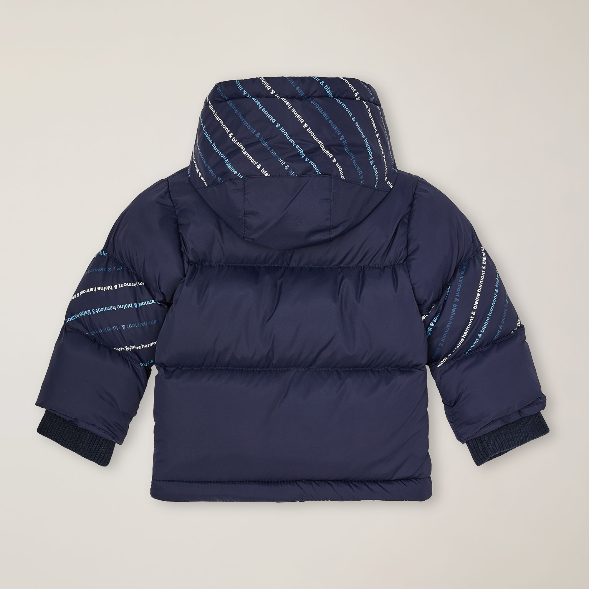 Nylon patchwork jacket , Blu Navy, large image number 1
