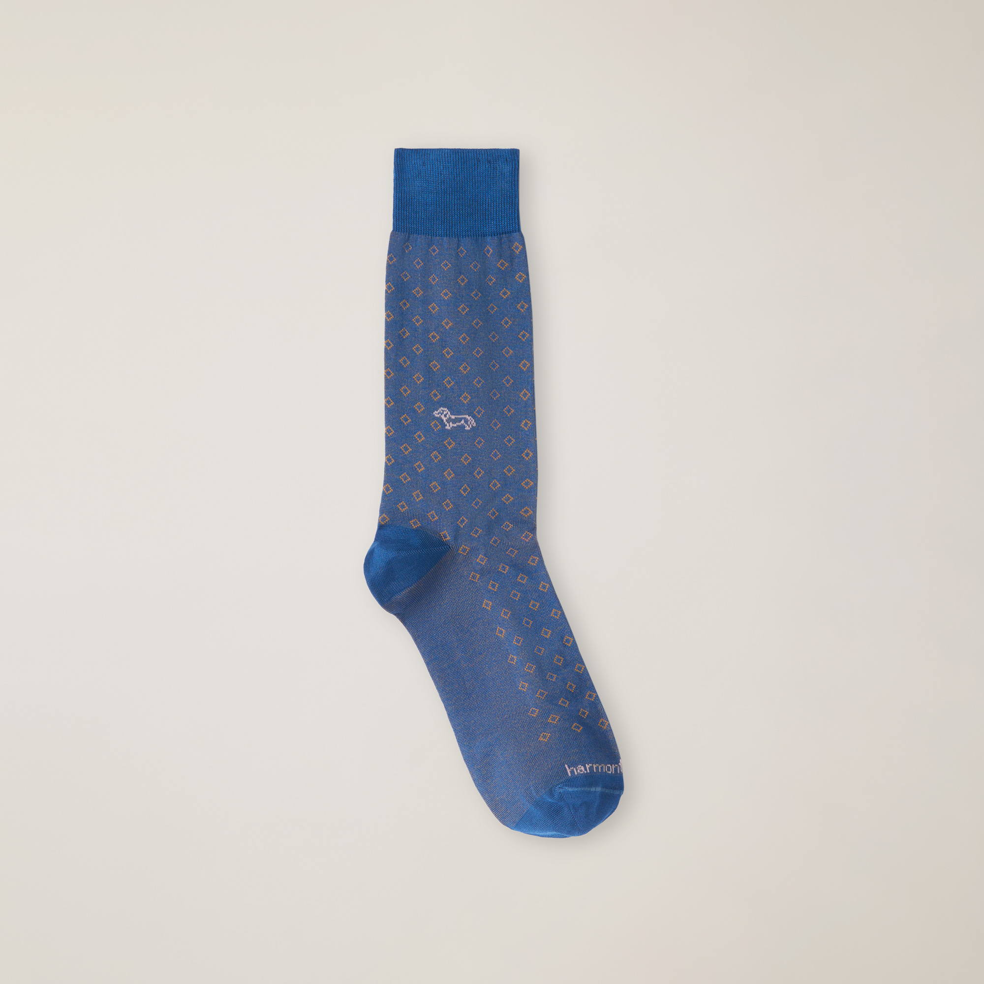 Micro Pattern Short Socks, Hydrangea, large