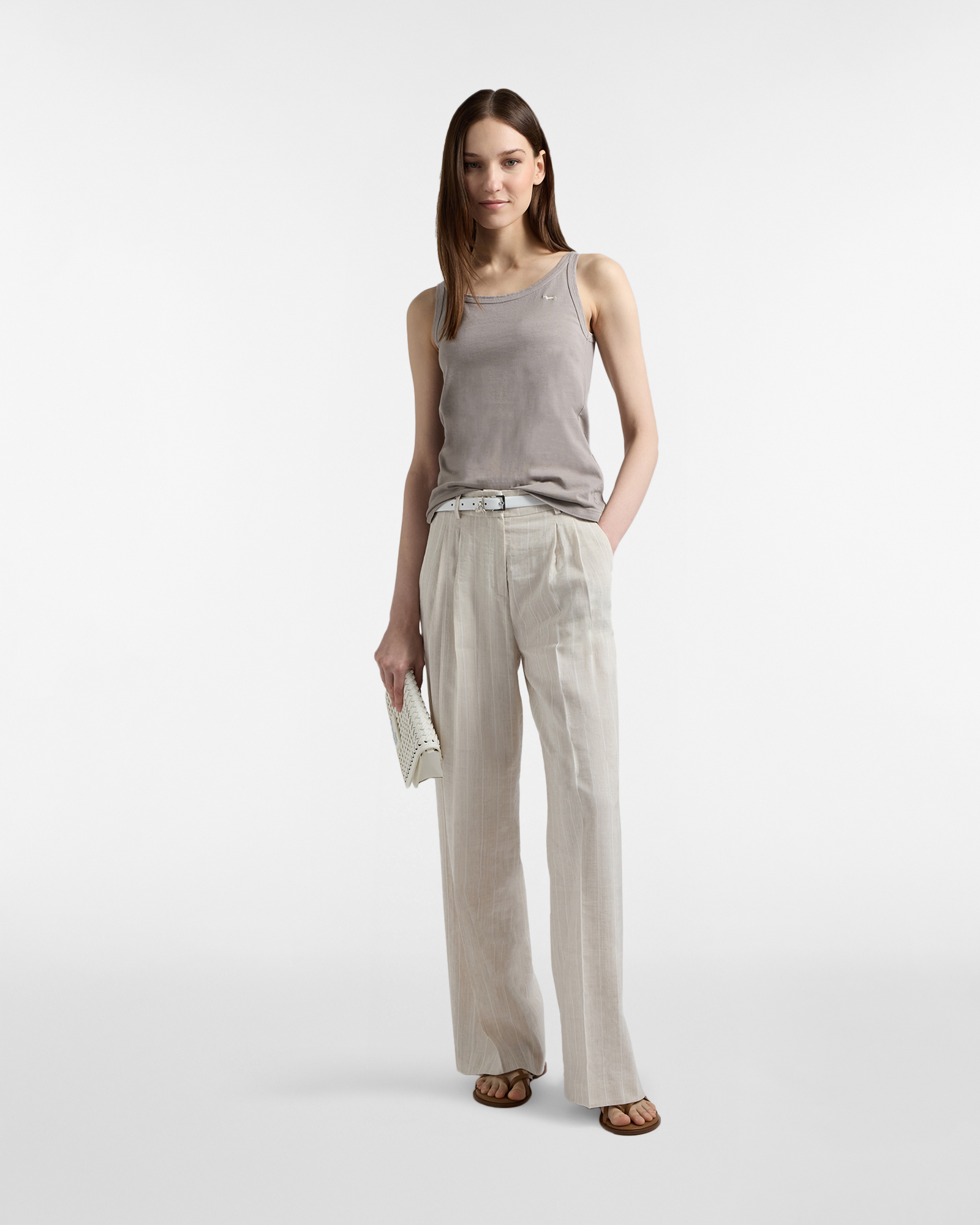 Women's Earth Dye capsule tank top, Brown/Red, large image number 3