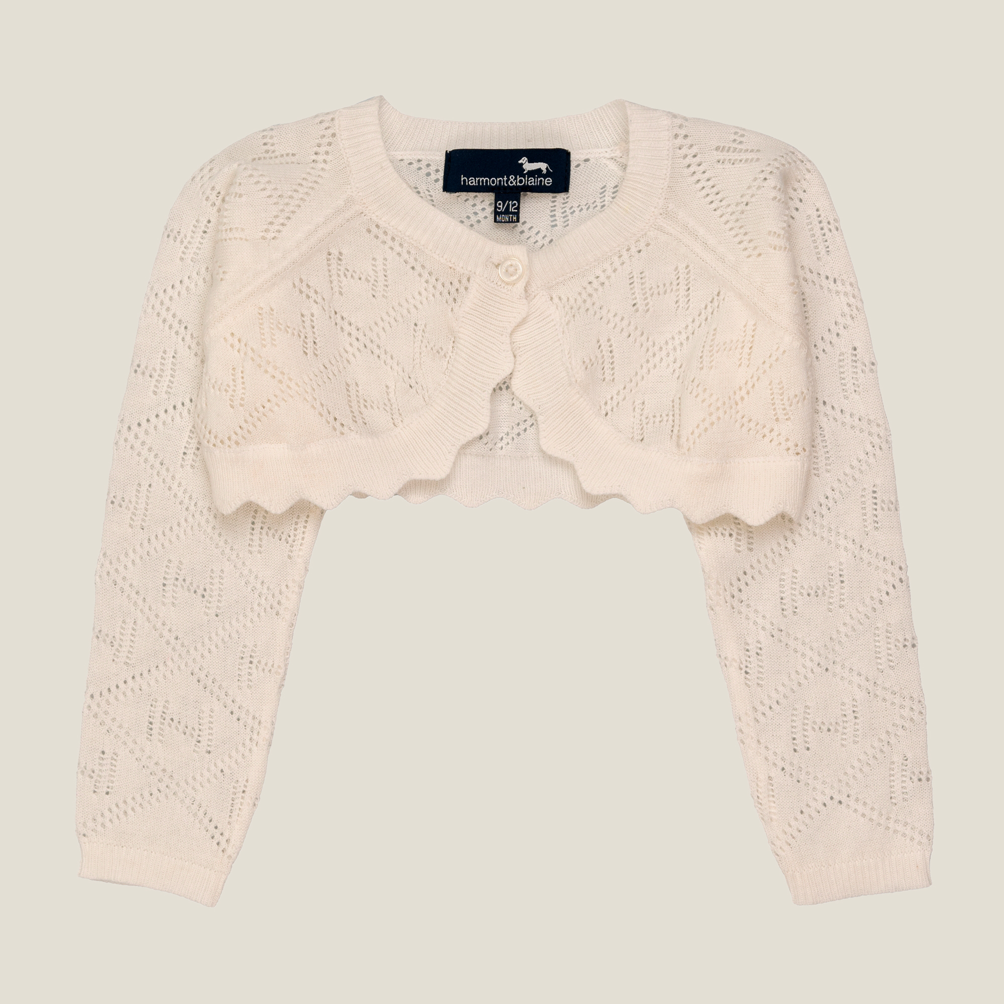 Openwork bolero