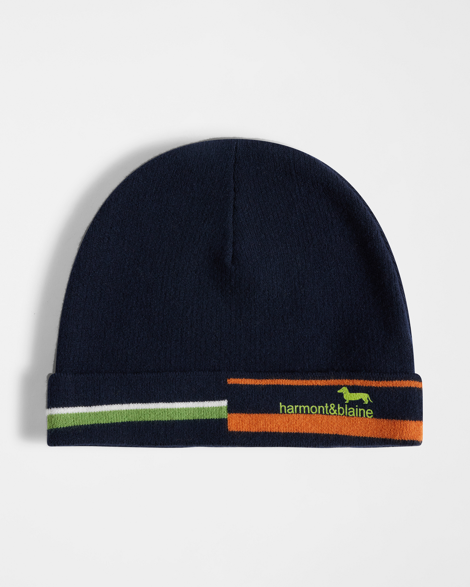 Beanie In Misto Lana Con Righe