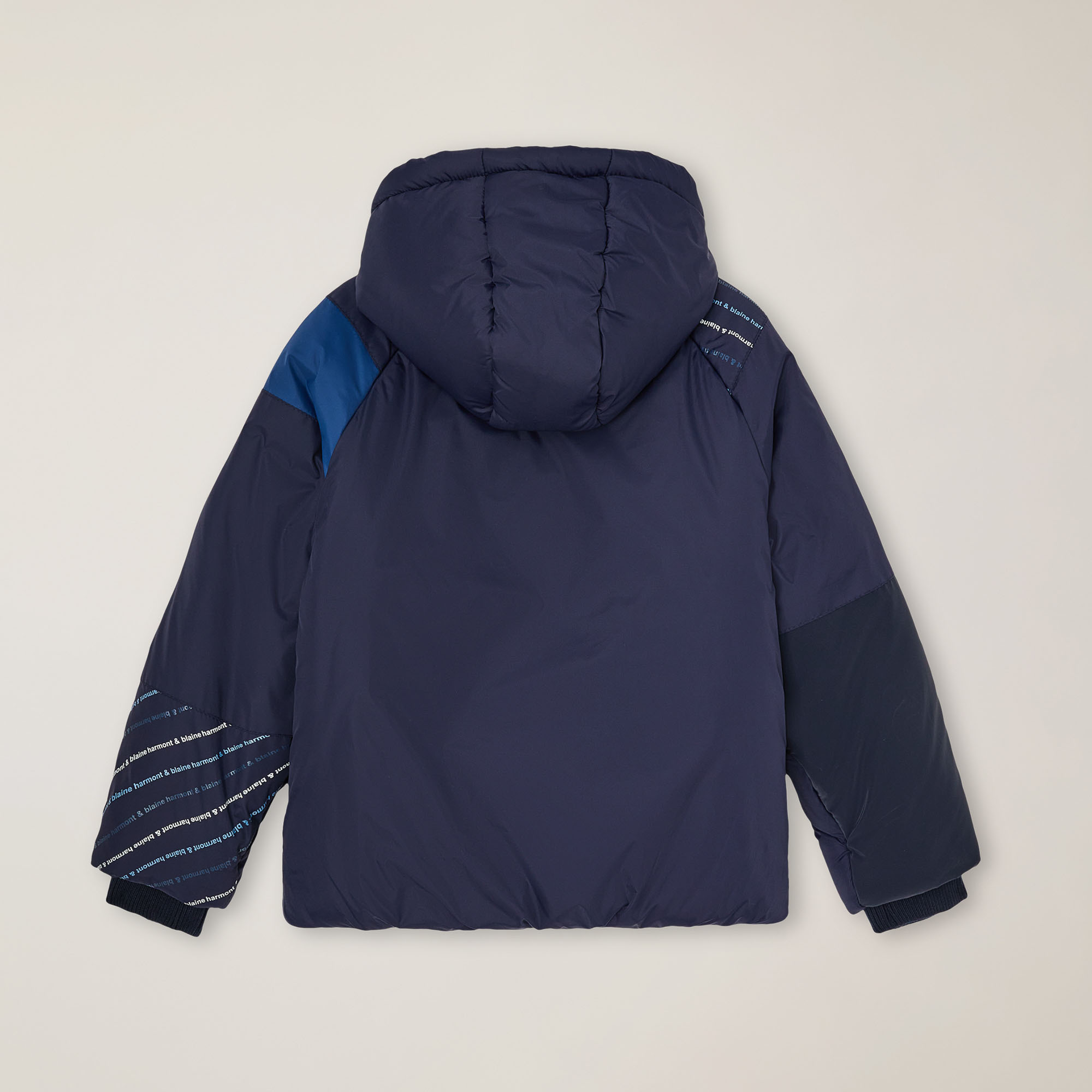Blouson à effet patchwork , Bleu marine, large image number 1
