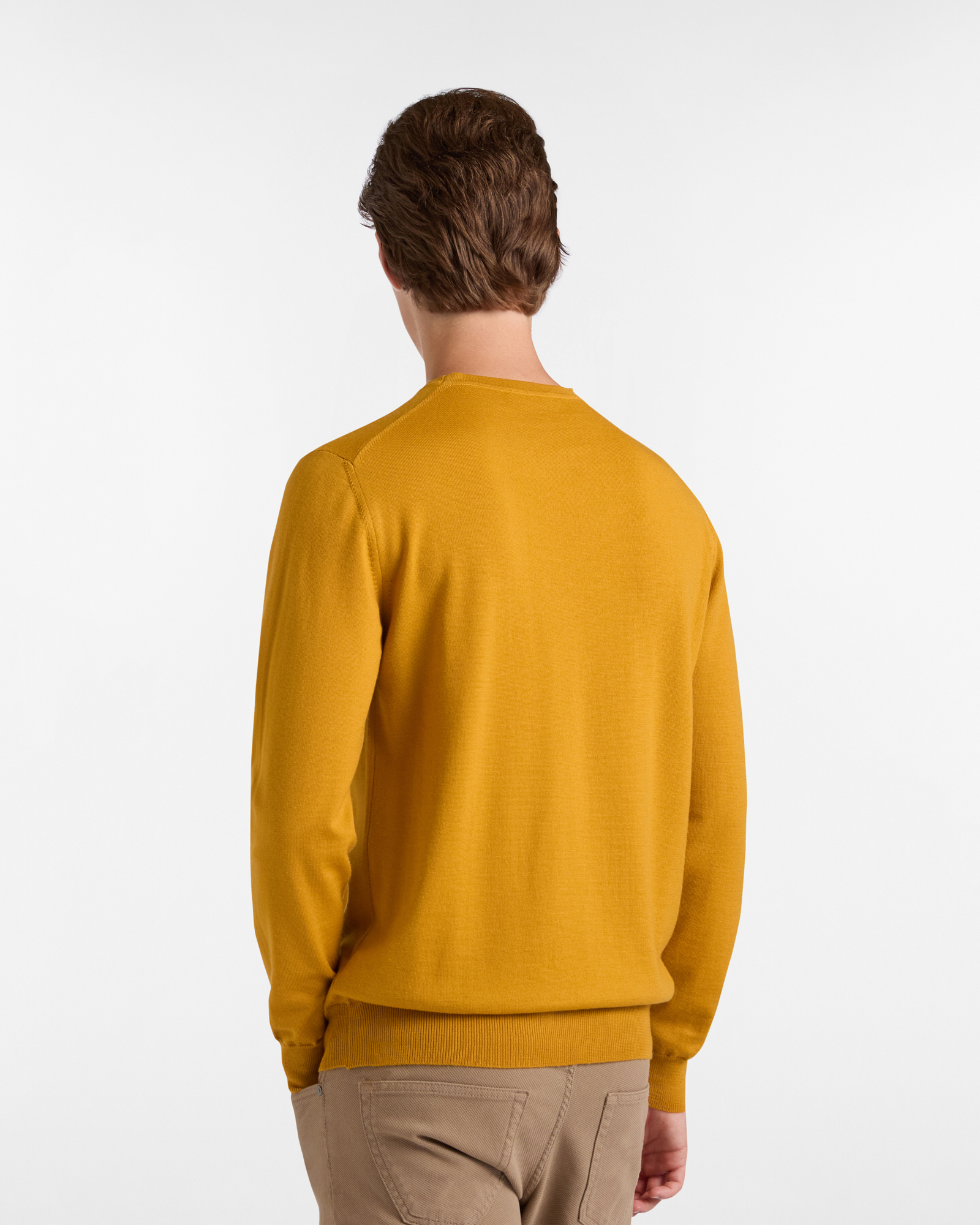 Crew Neck Merino Wool Sweater, , large image number 1