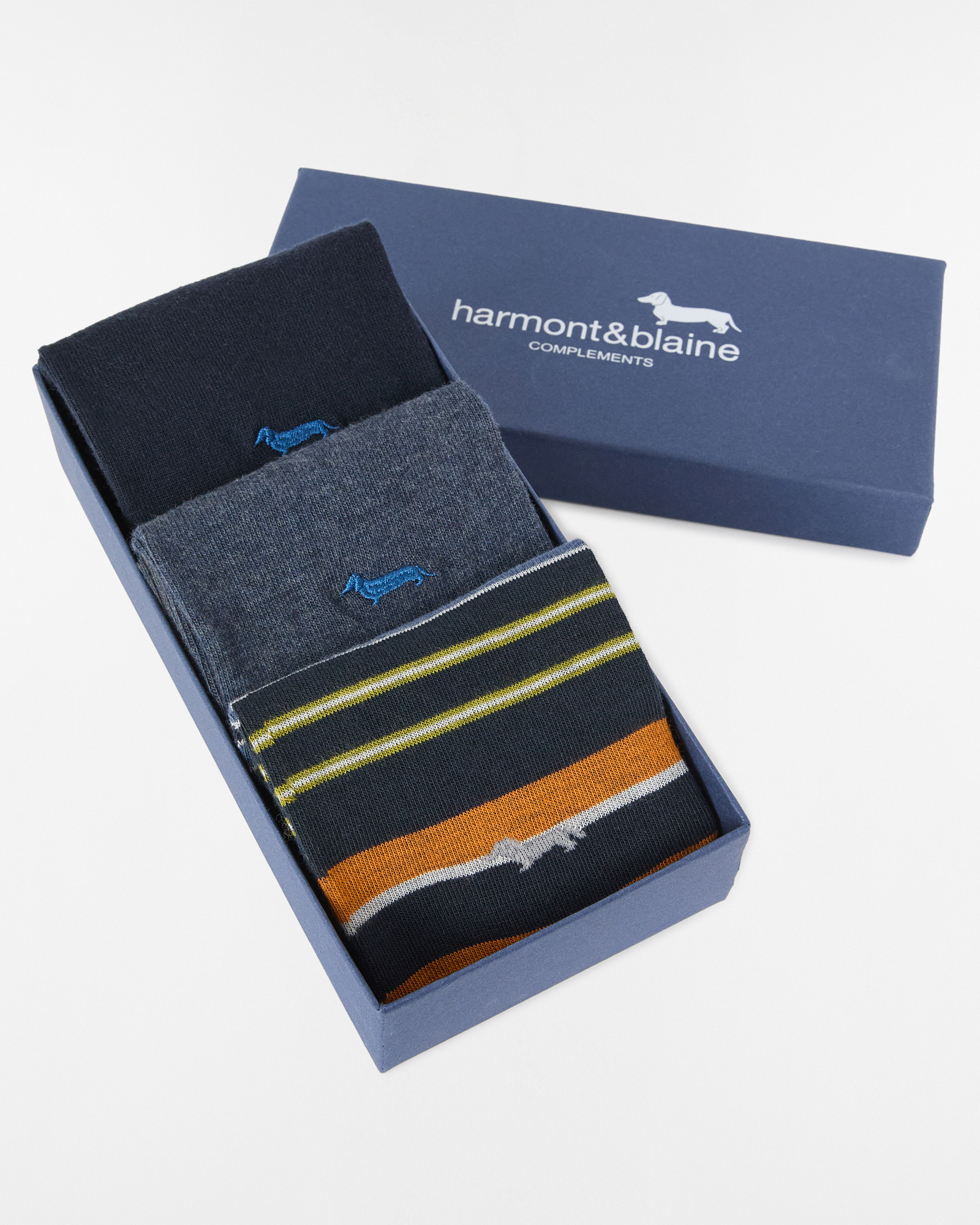 3-Pack Socks with Dachshund