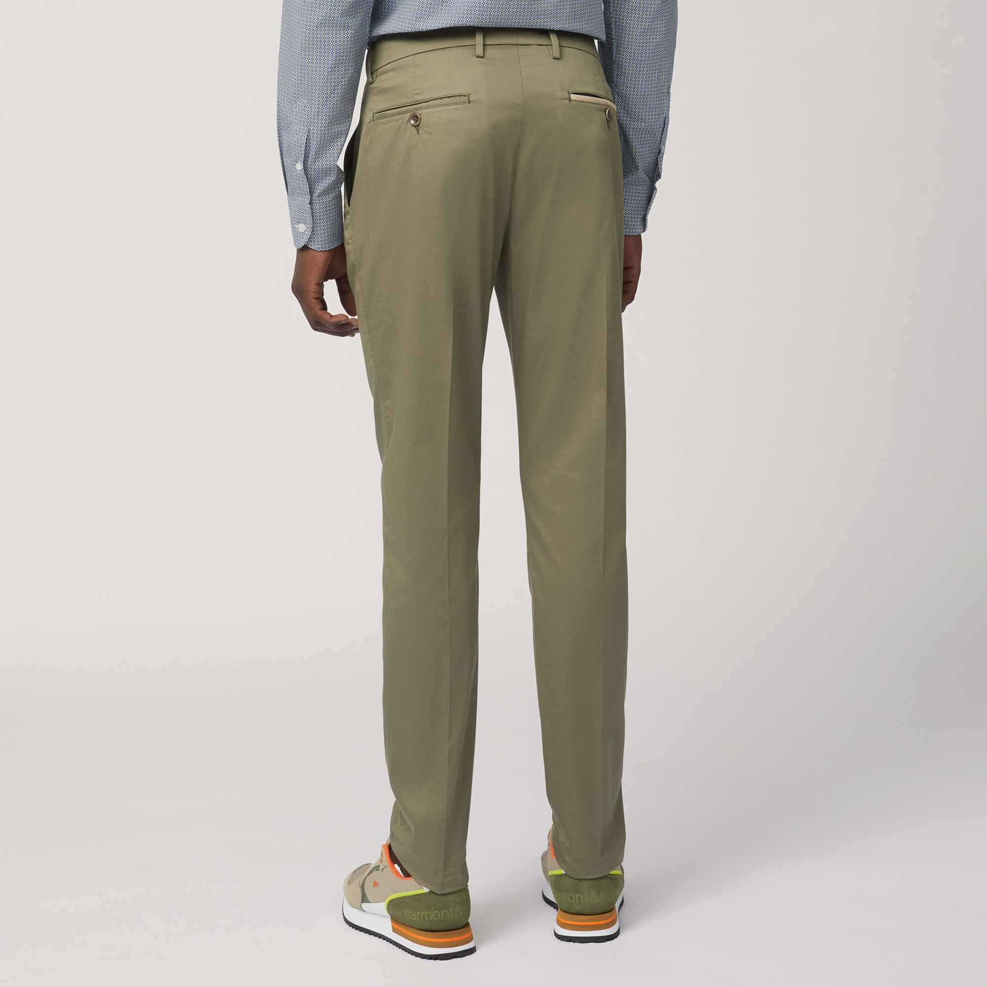 Customized Chino Pants, Green, large image number 1