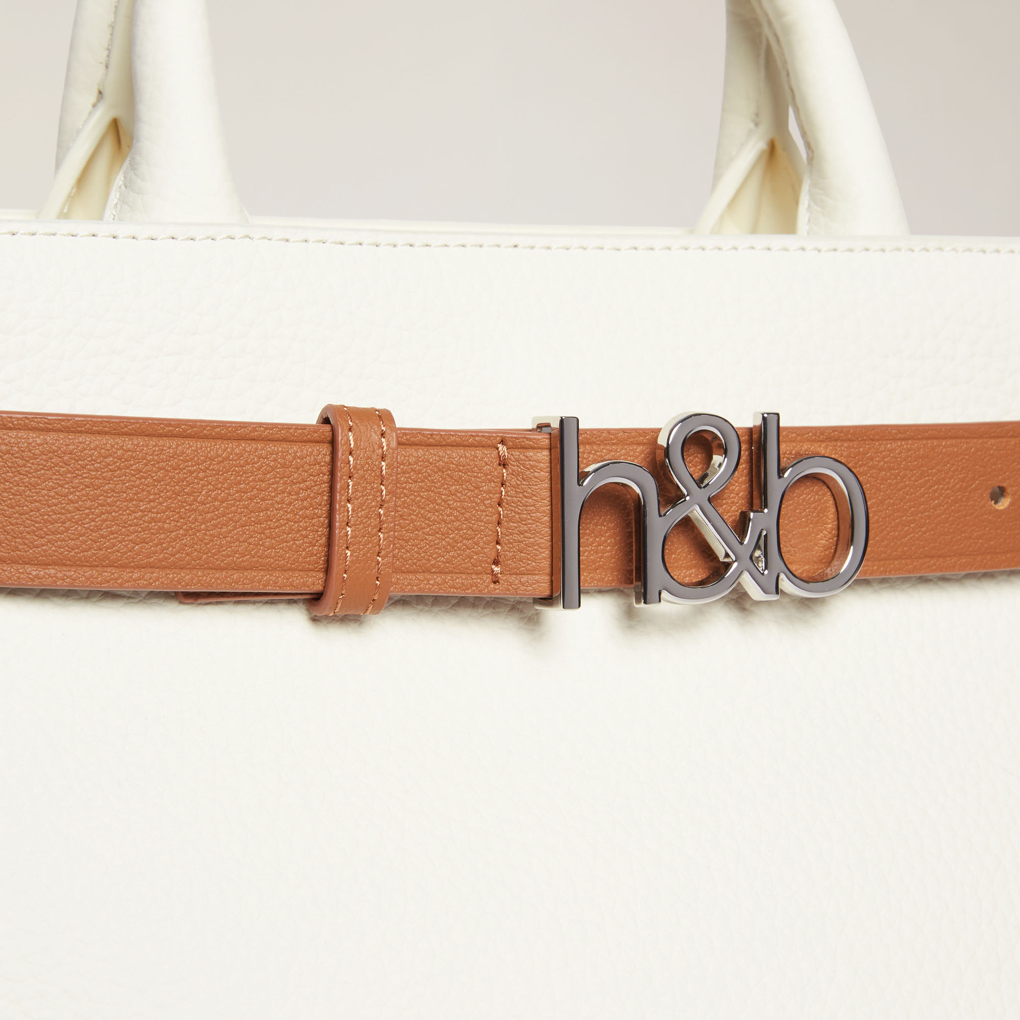Bag With Belt, White, large image number 2