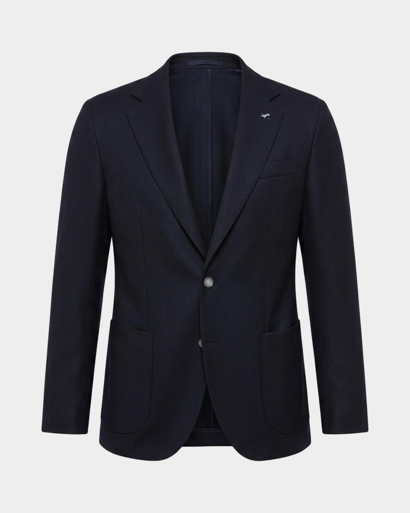 Blazer da uomo in pura lana Made in Italy, BLU NAVY, large
