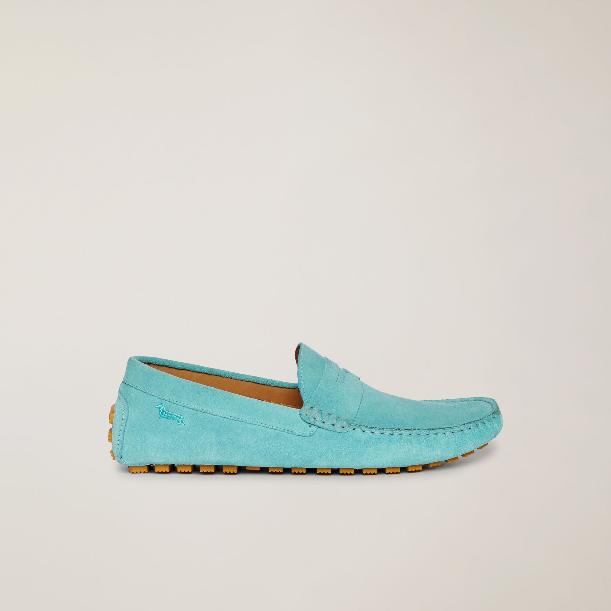 Loafer with Cleats, Light Blue, large