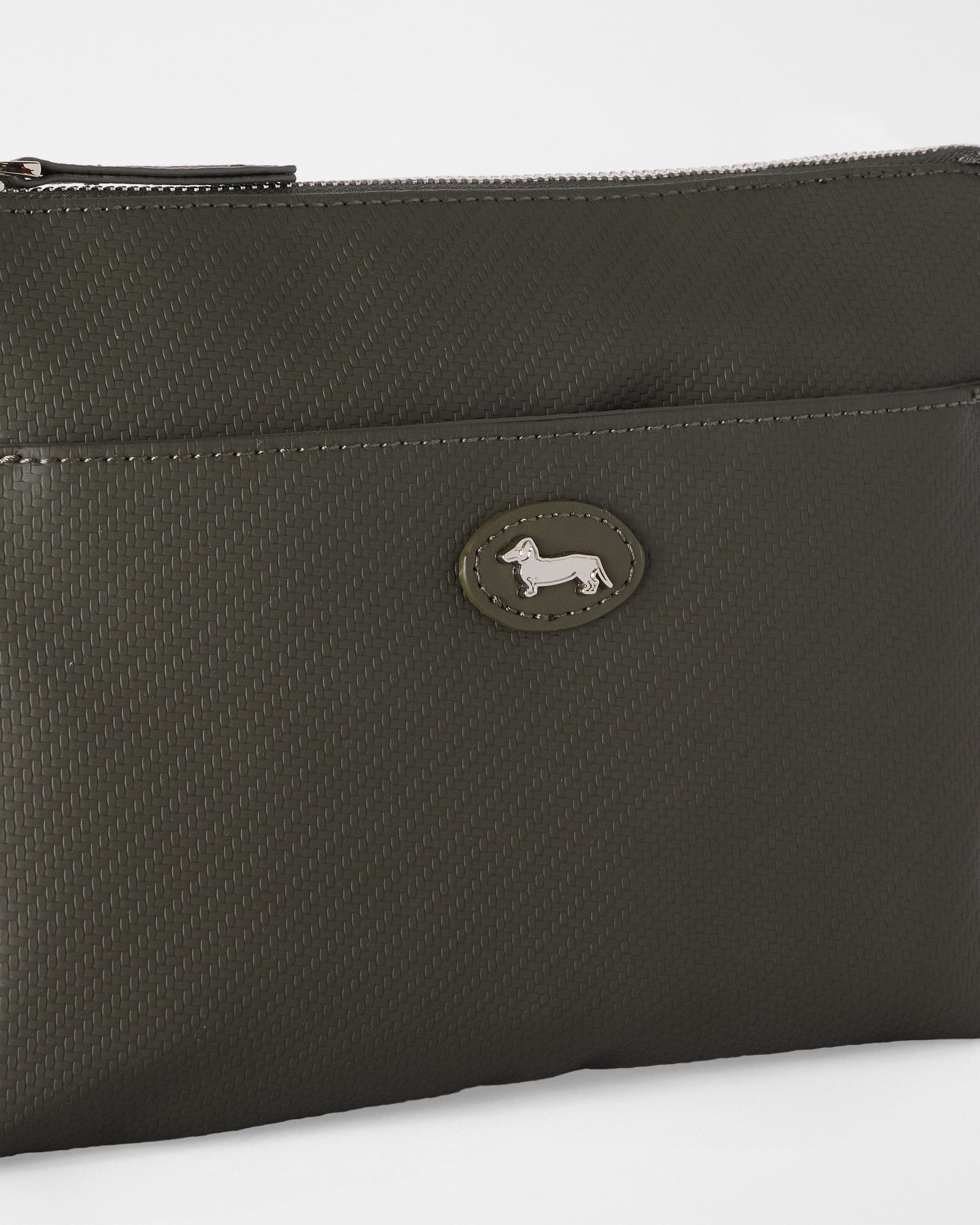Flat Pouch with Handle Hunter 008, BEIGE, large image number 3
