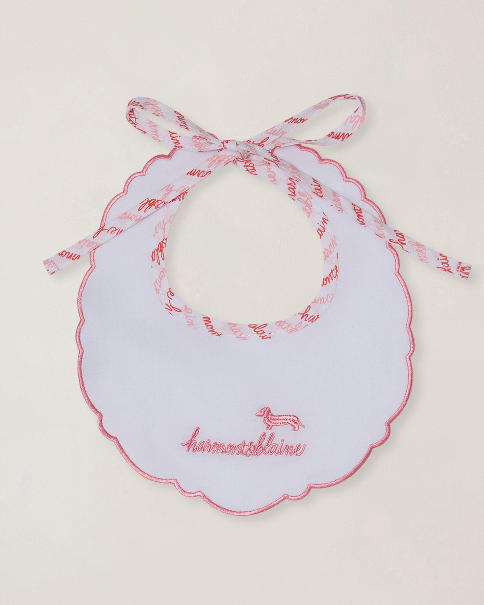 Bavetta con ricamo logo