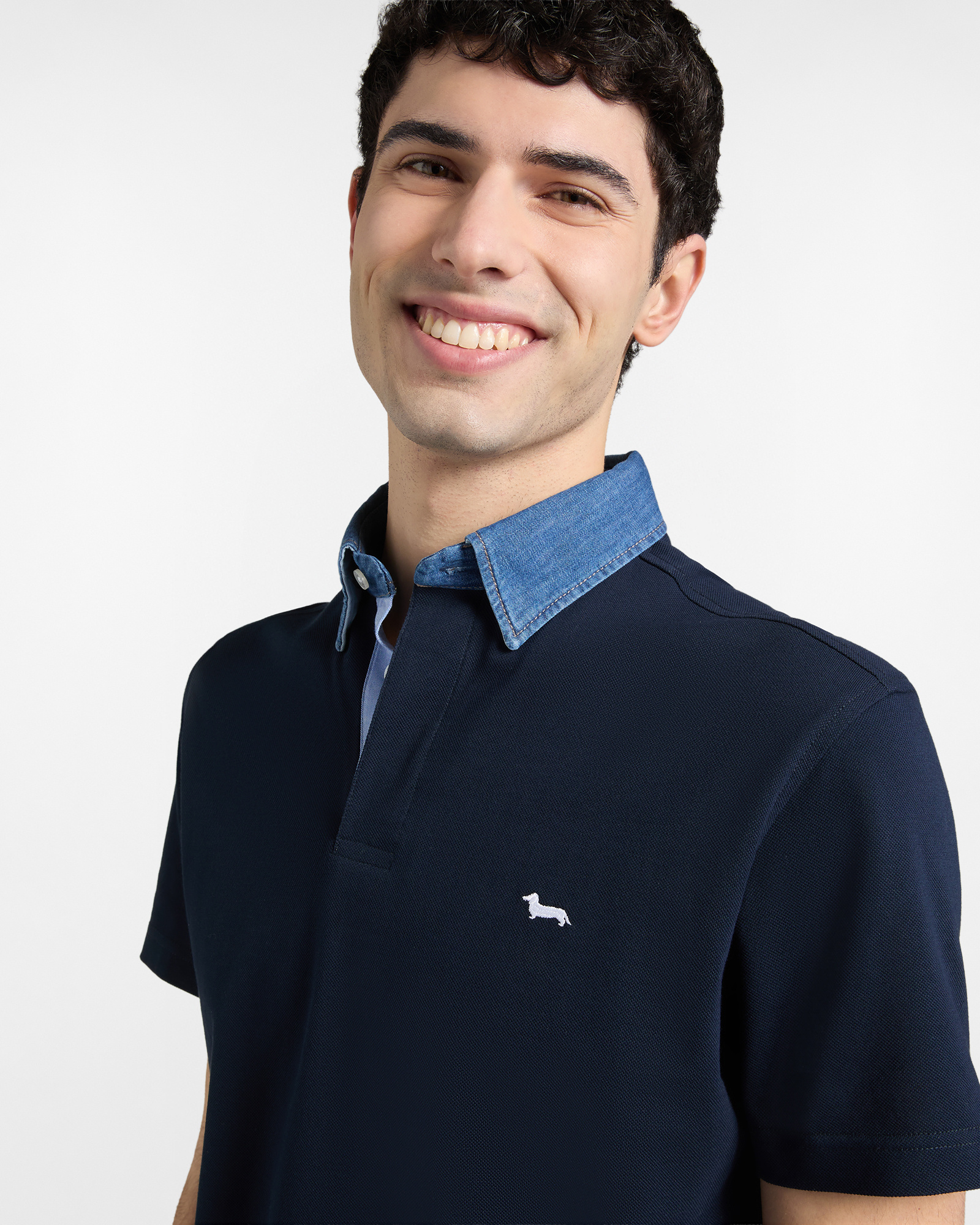 Vietri polo shirt, Navy Blue, large image number 2
