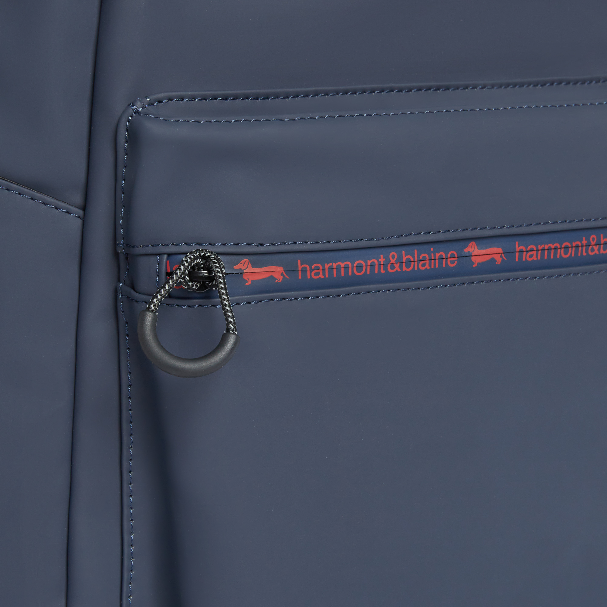 Backpack With Branded Details, Blue, large image number 2