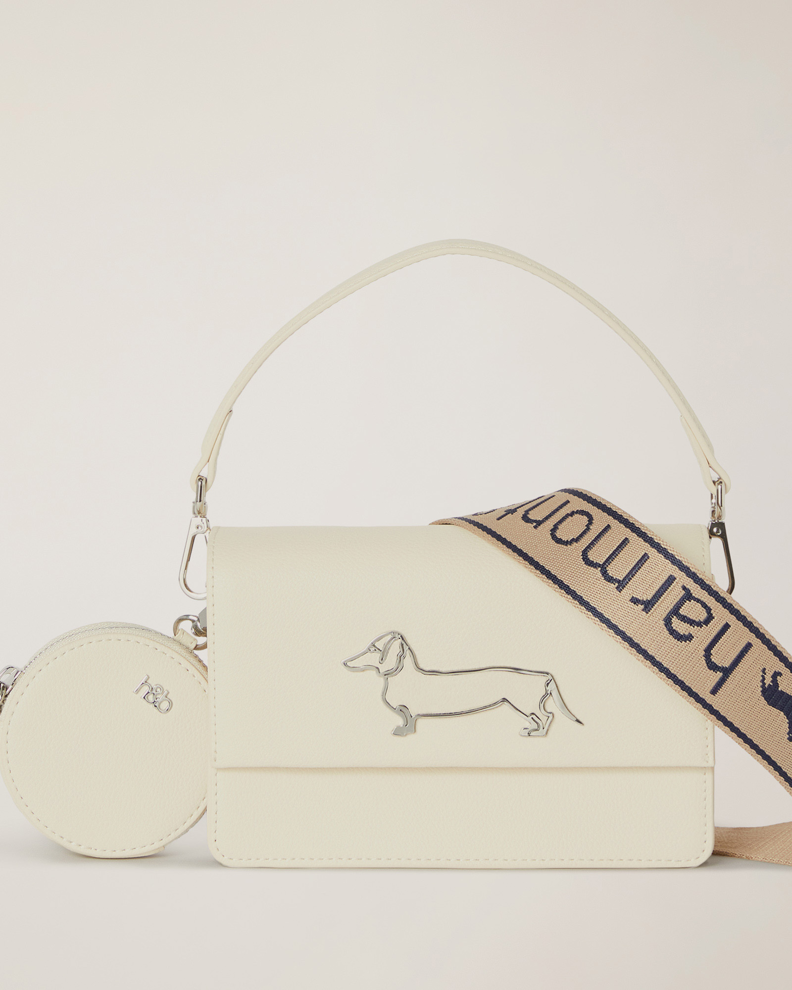 Borsa Piccola Blaine Mania, Bianco, large