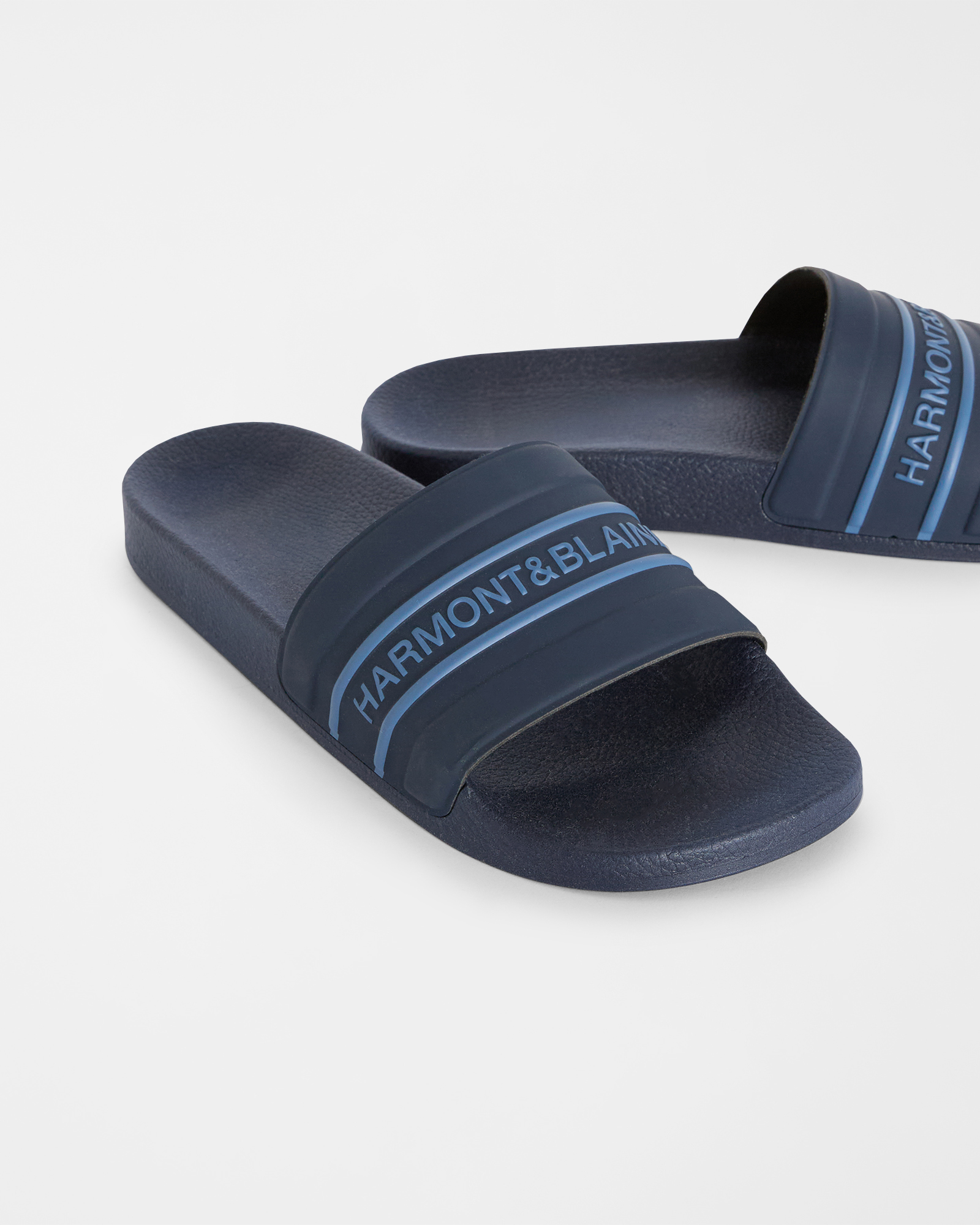 Rubber slide sandal, Blue, large image number 3