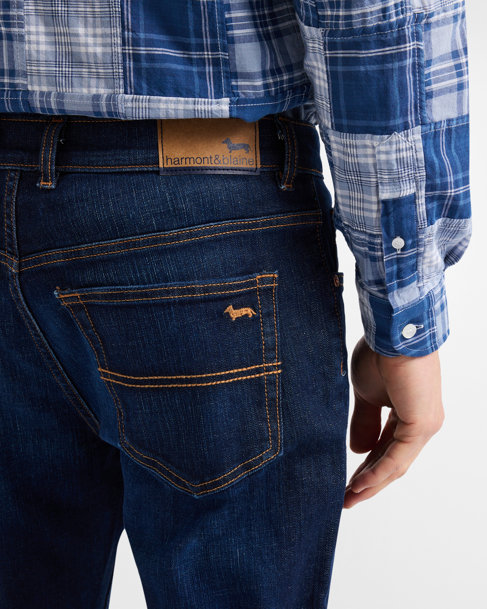 Men's narrow-fit 5-pocket jeans, Denim Blue, large image number 2