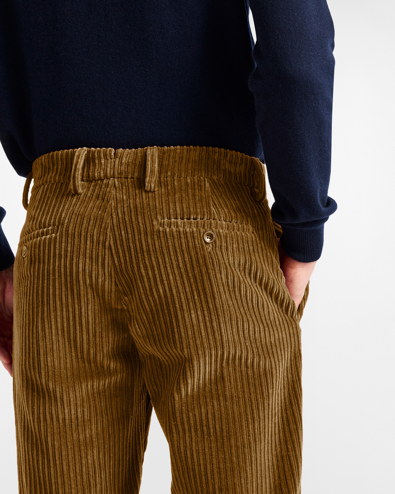 Pantalone in Velluto a Coste "Cortina a Colori", Beige, large image number 2