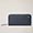 Genuine Leather Zip-Around Wallet, Blu Navy, swatch