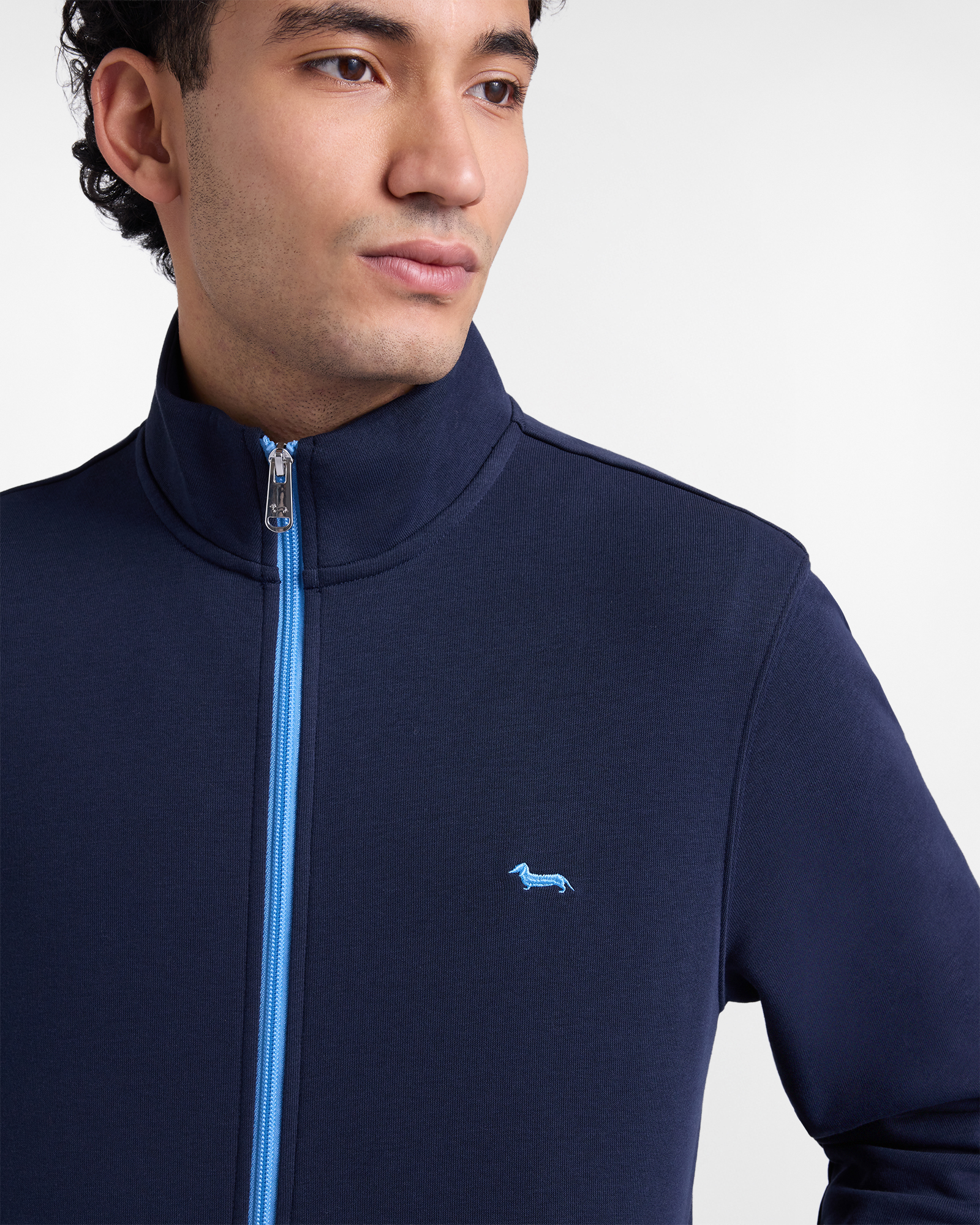 Men's full-zip sweatshirt, Blue, large image number 2