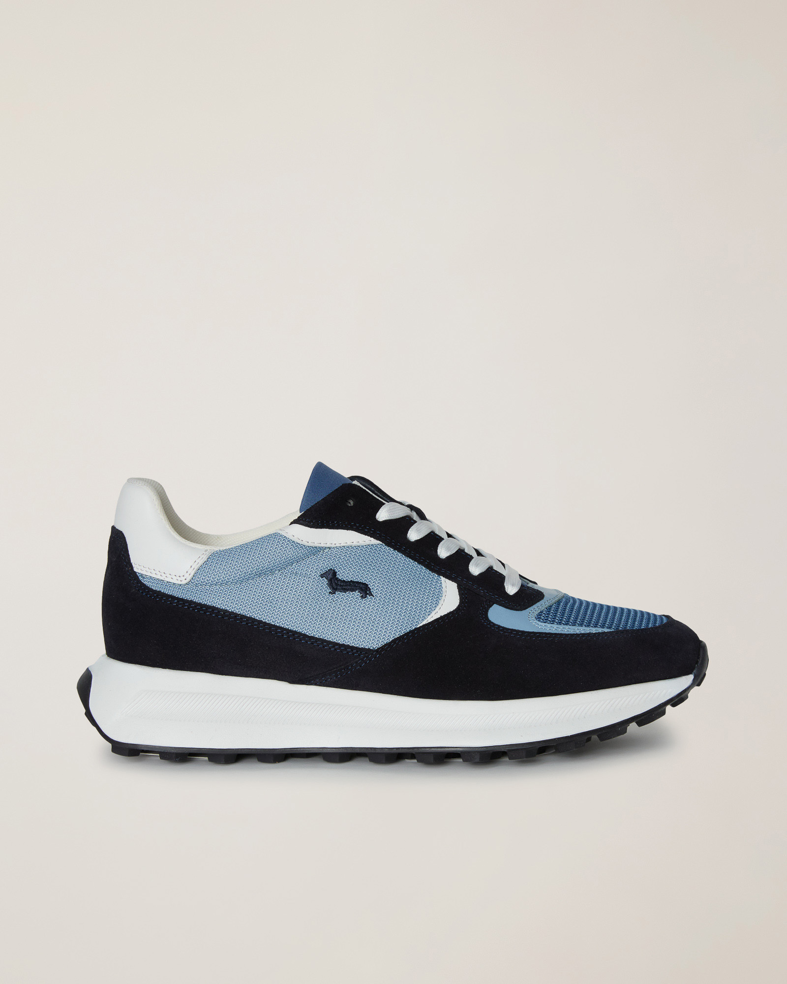 Sneaker mit Materialmix, Blau/Marine, large image number 0