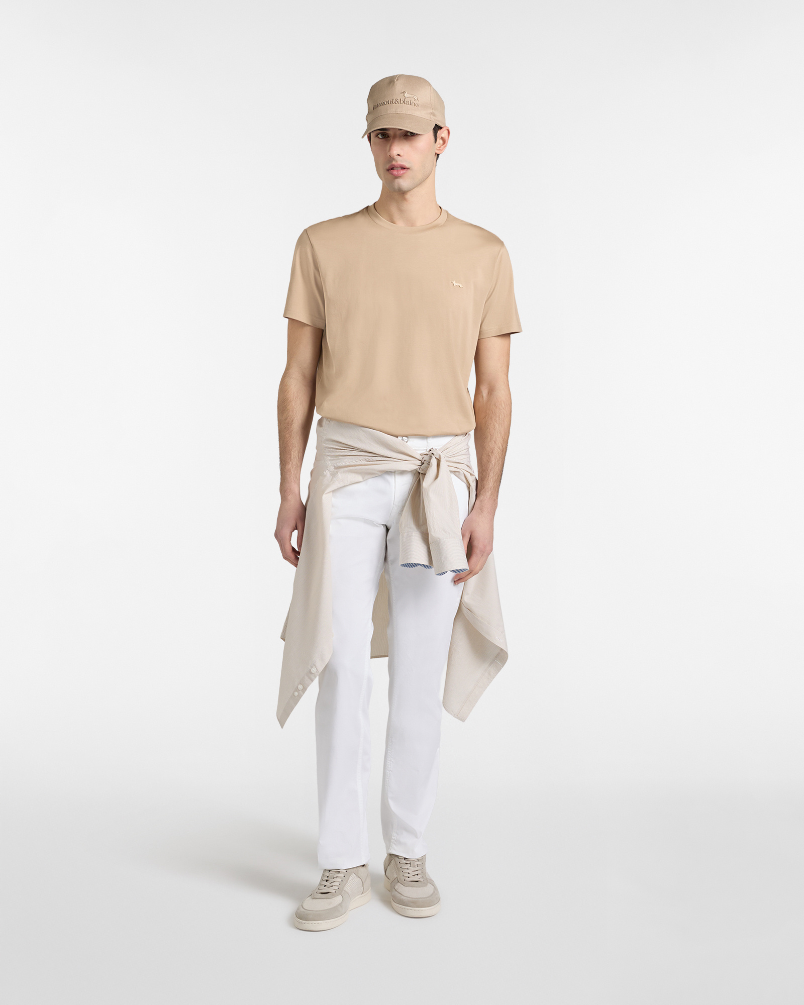 Men's premium cotton T-shirt, Beige, large image number 3