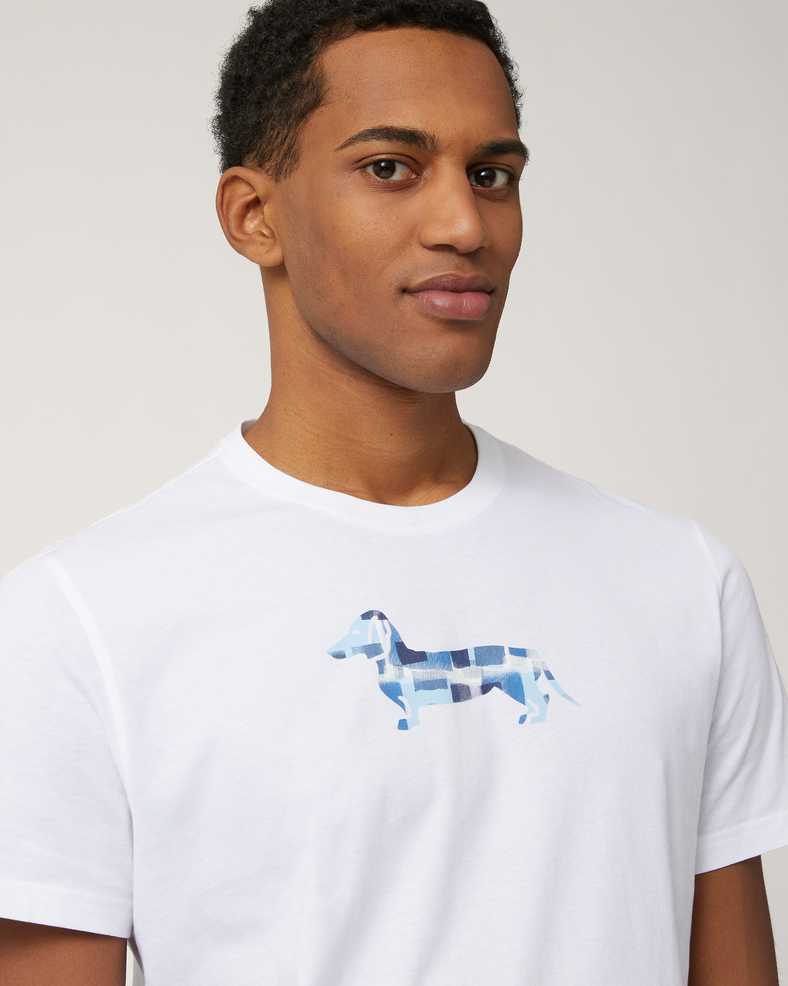 T-Shirt with Maxi Dachshund, White, large image number 2