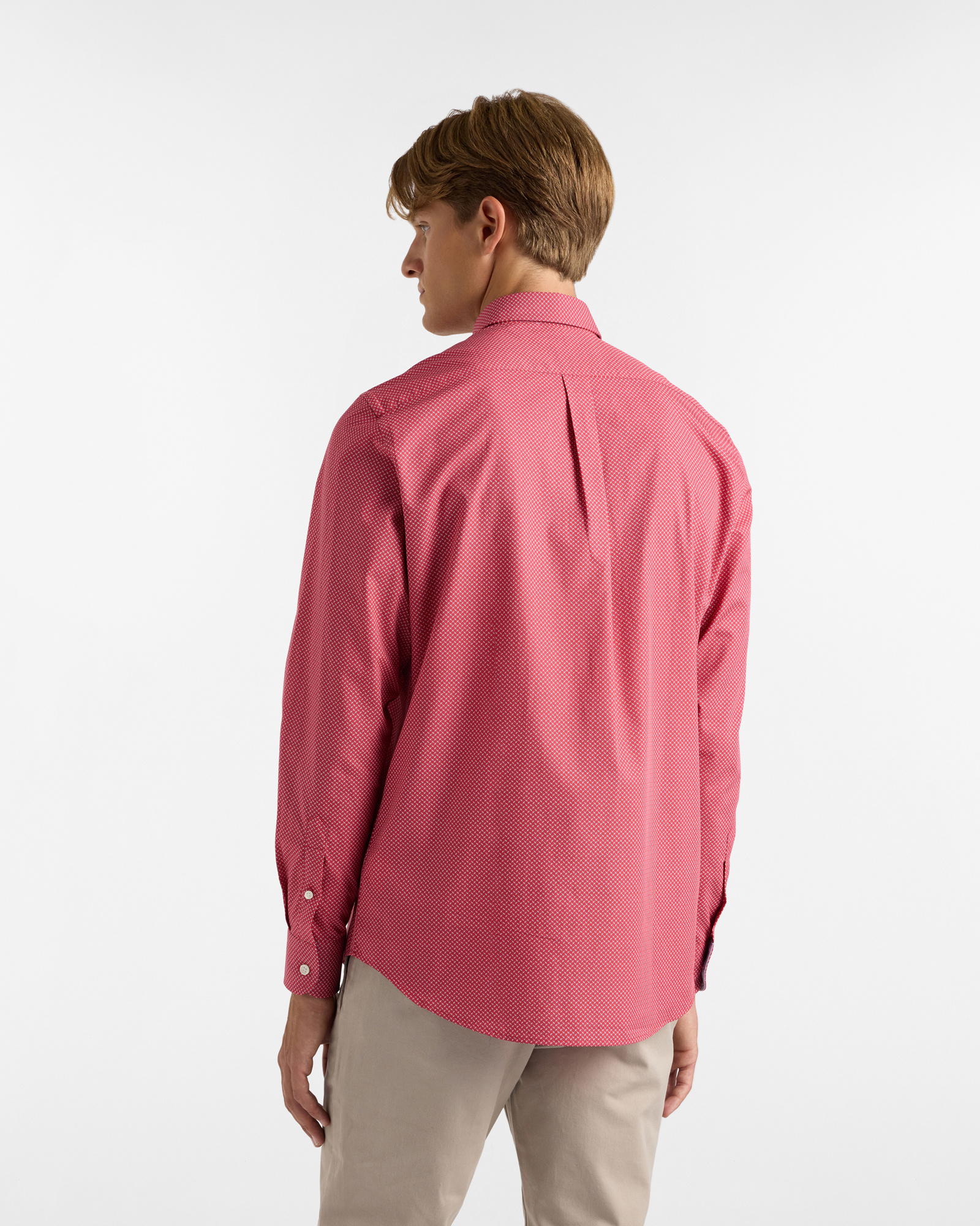 Camicia con micro fantasia