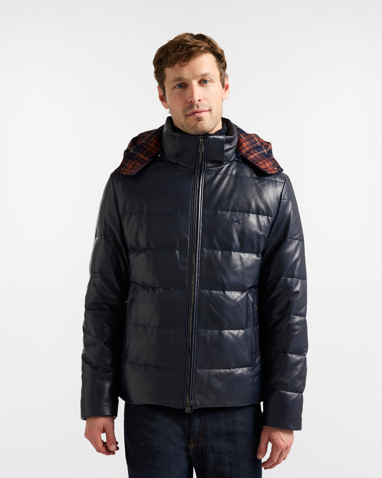 Genuine Leather Bomber 'Cortina a Colori'