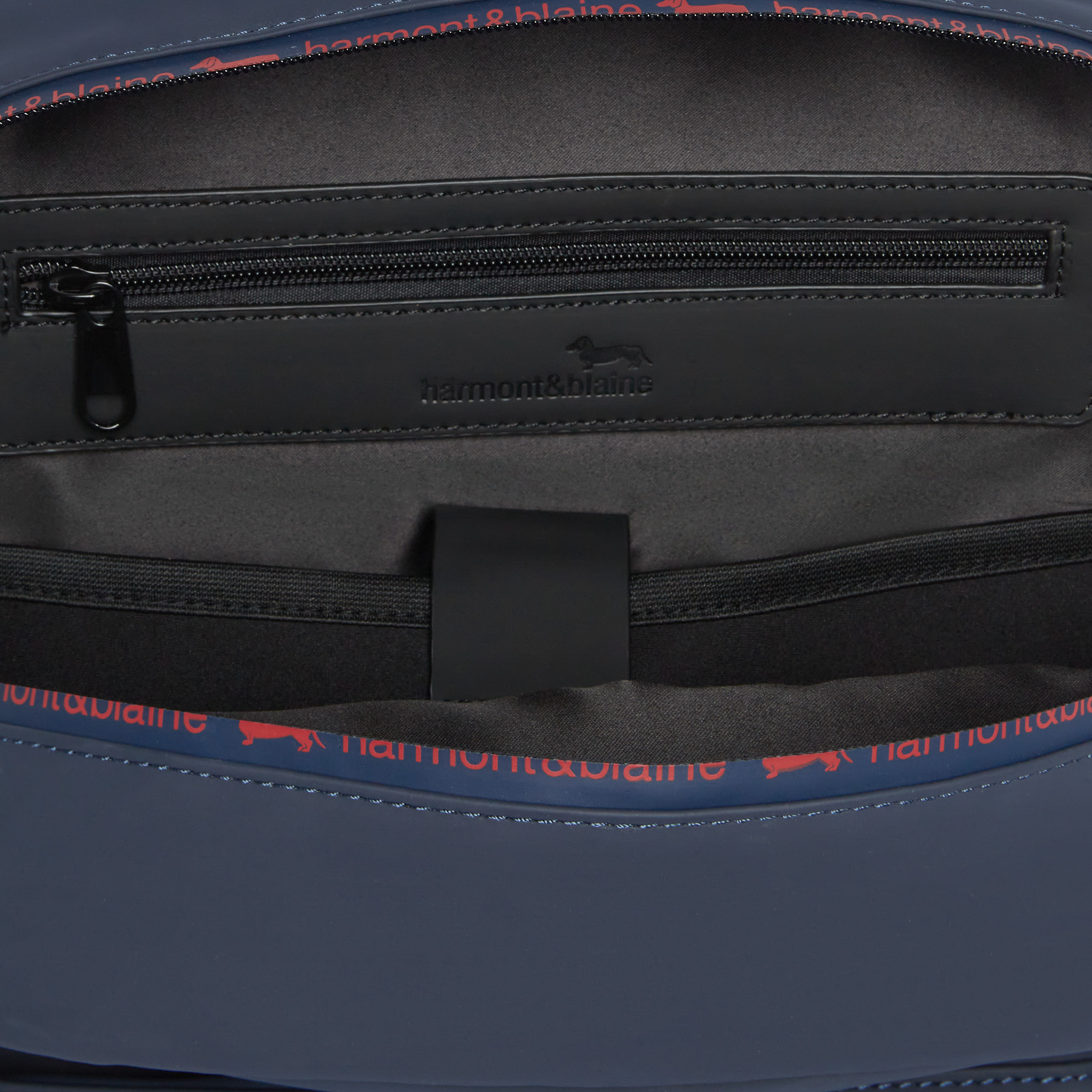 Backpack With Branded Details, Blue, large image number 3
