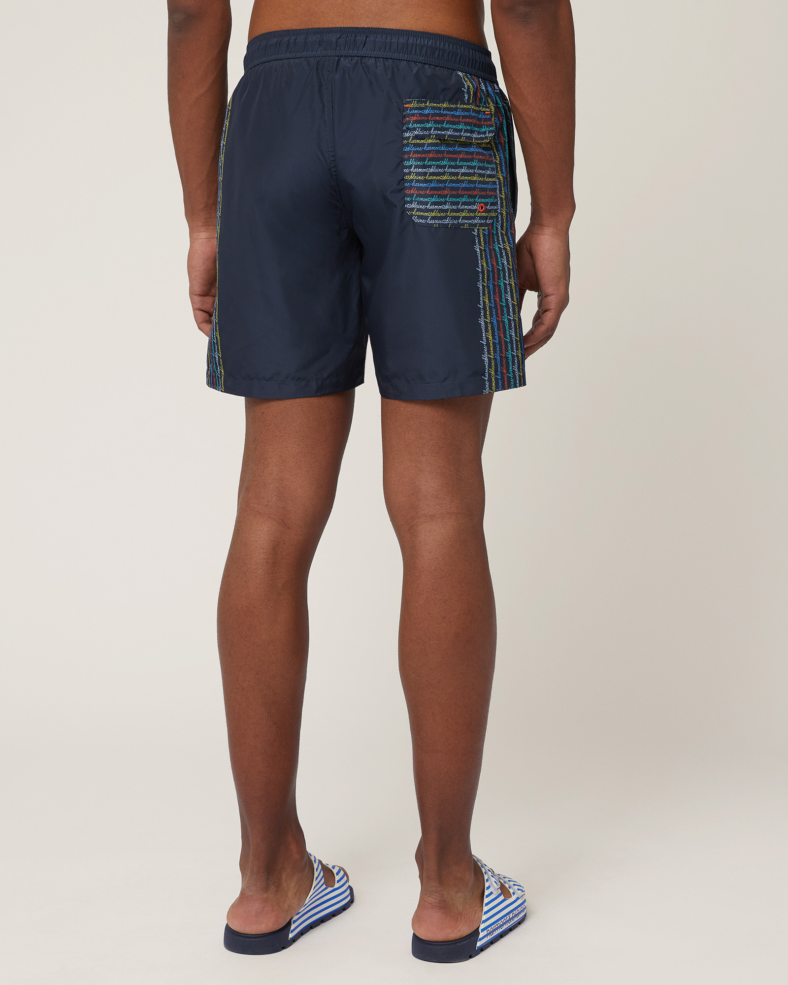 Swim Shorts with Lettering