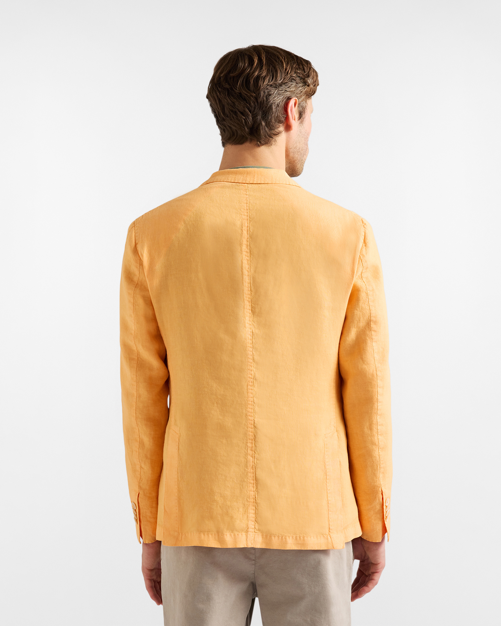 Giacca monopetto in puro lino