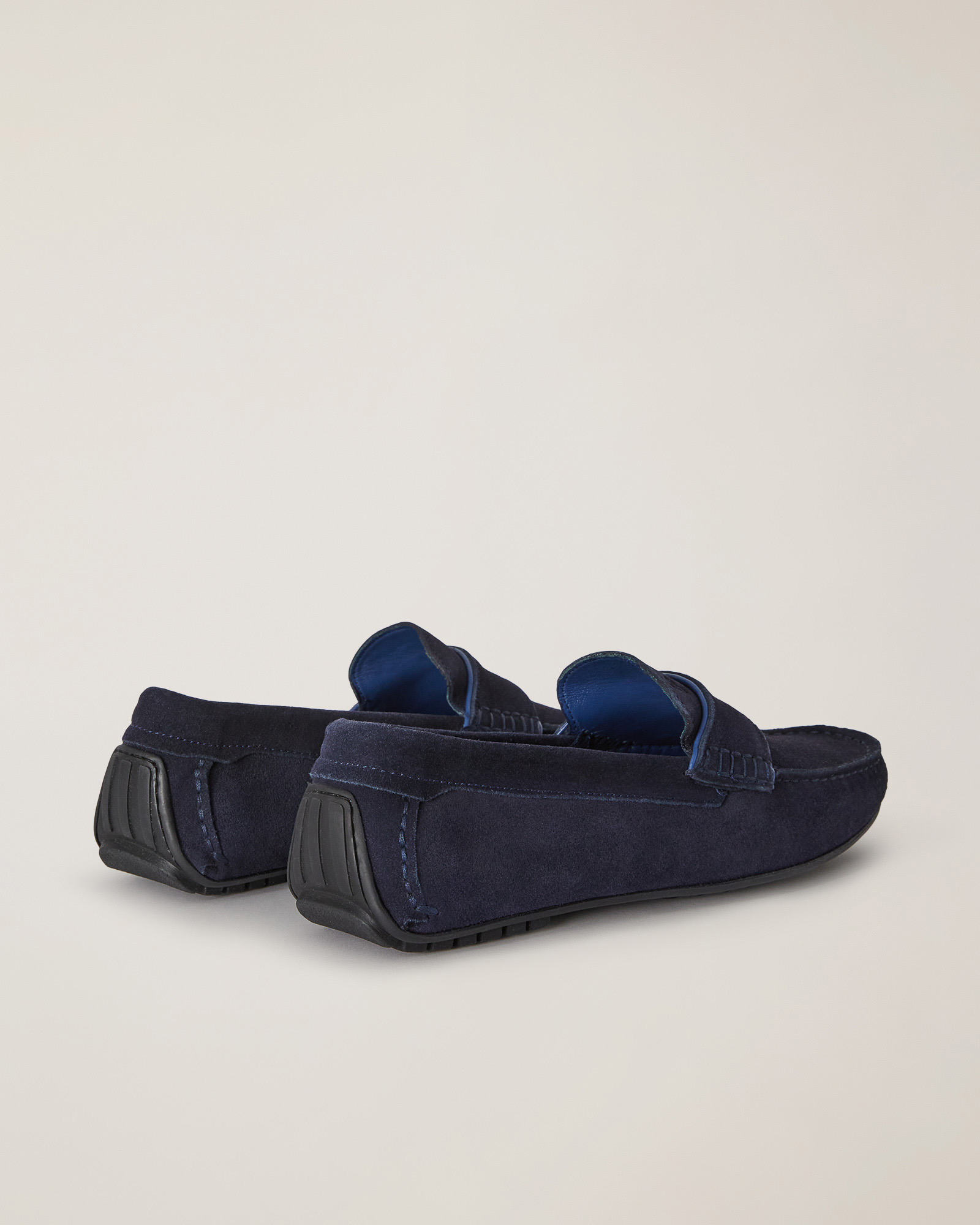 Suede Loafer, Dark Blue, large image number 2